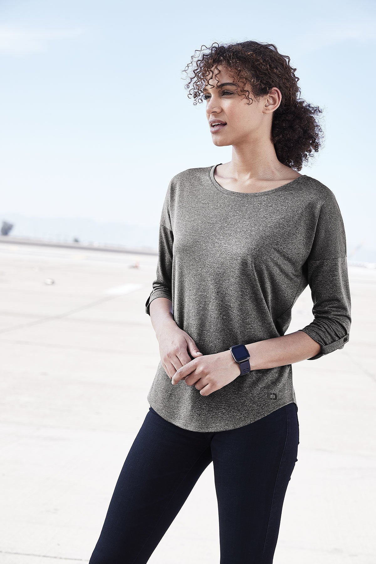 OGIO ® Ladies Gravitate Scoop 3/4-Sleeve . LOG141