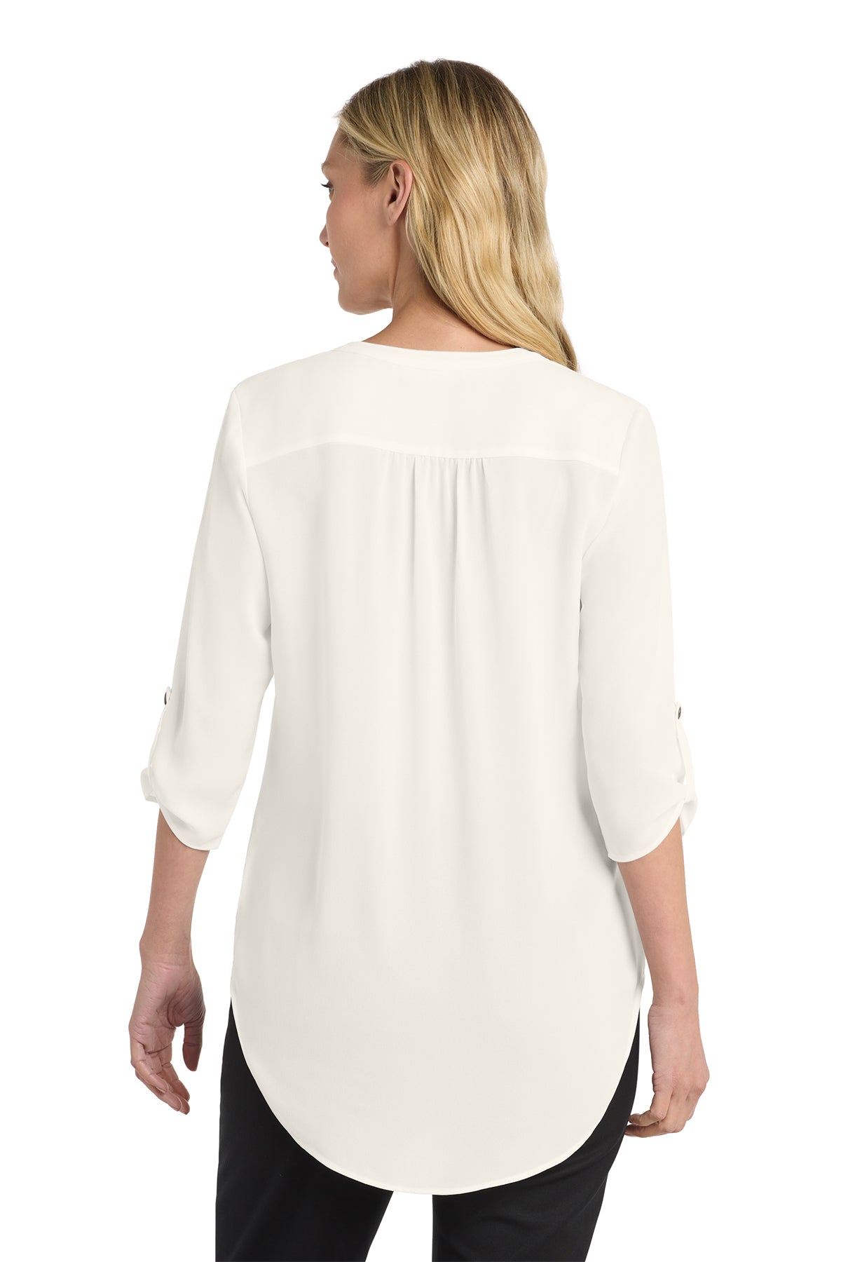 Port Authority® Ladies 3/4-Sleeve Tunic Blouse. LW701