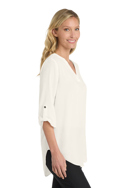 Port Authority® Ladies 3/4-Sleeve Tunic Blouse. LW701