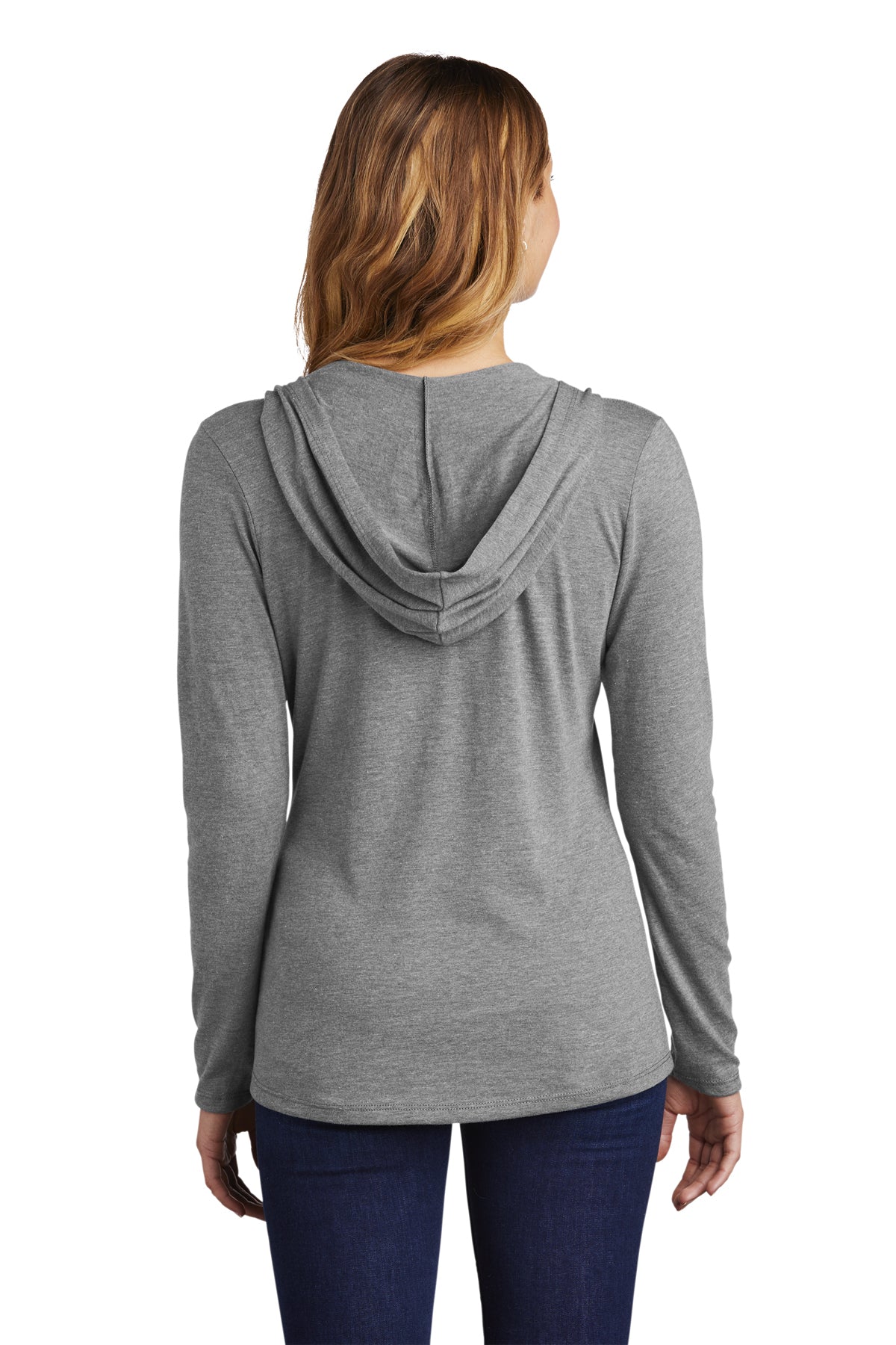 District® Women's Perfect Tri® Long Sleeve T-Shirt Hoodie. DM139L