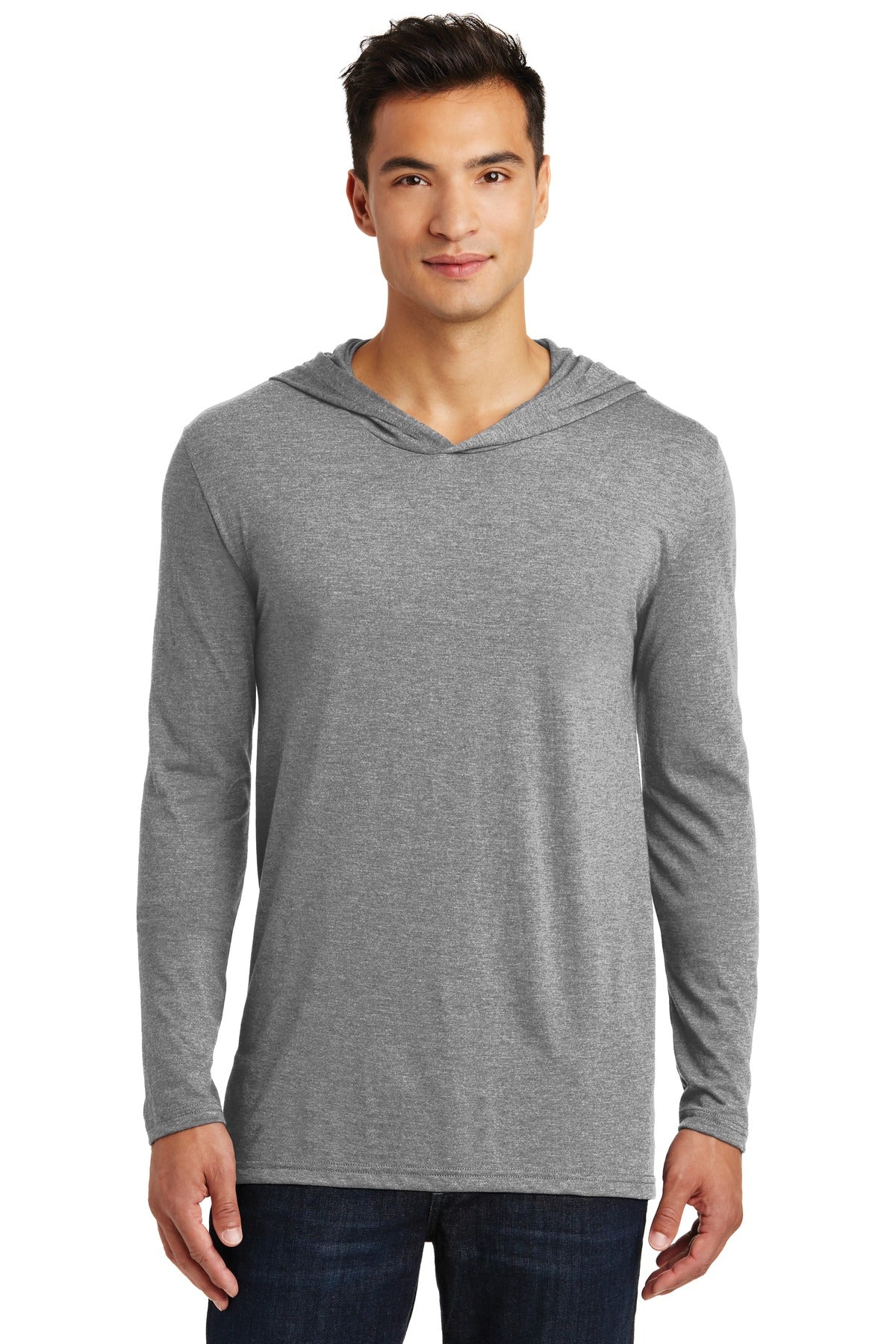 District® Perfect Tri® Long Sleeve T-Shirt Hoodie. DM139