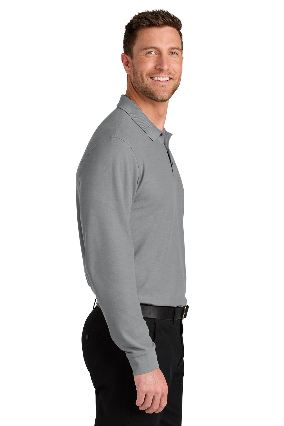Port Authority® Wearever Signature Pique Long Sleeve Polo K200LS