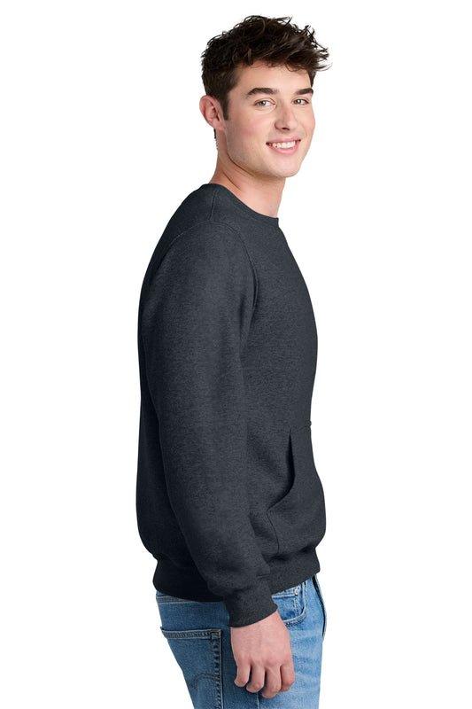 Port & Company® Core Fleece Crewneck Pocket Sweatshirt PC78PKT