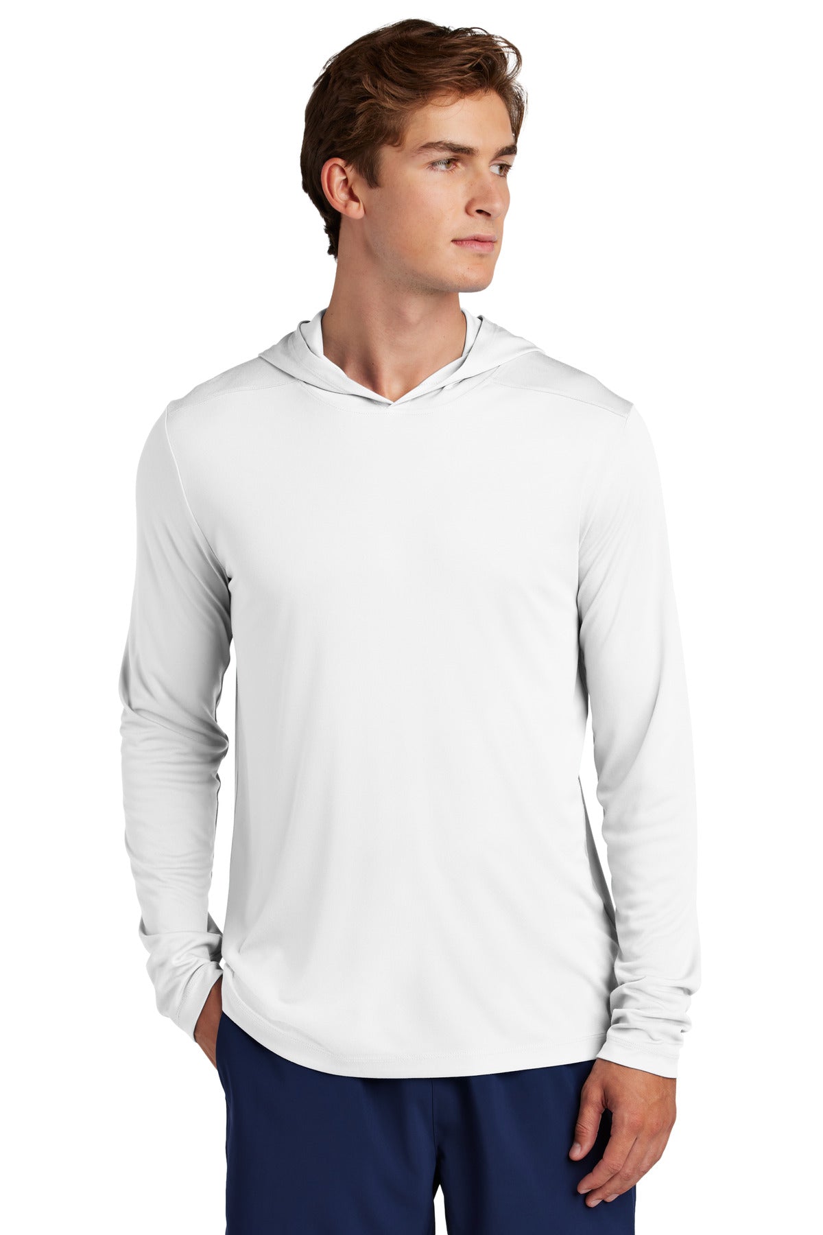 Sport-Tek Long Sleeve T-Shirt Hoodie ST420LSH