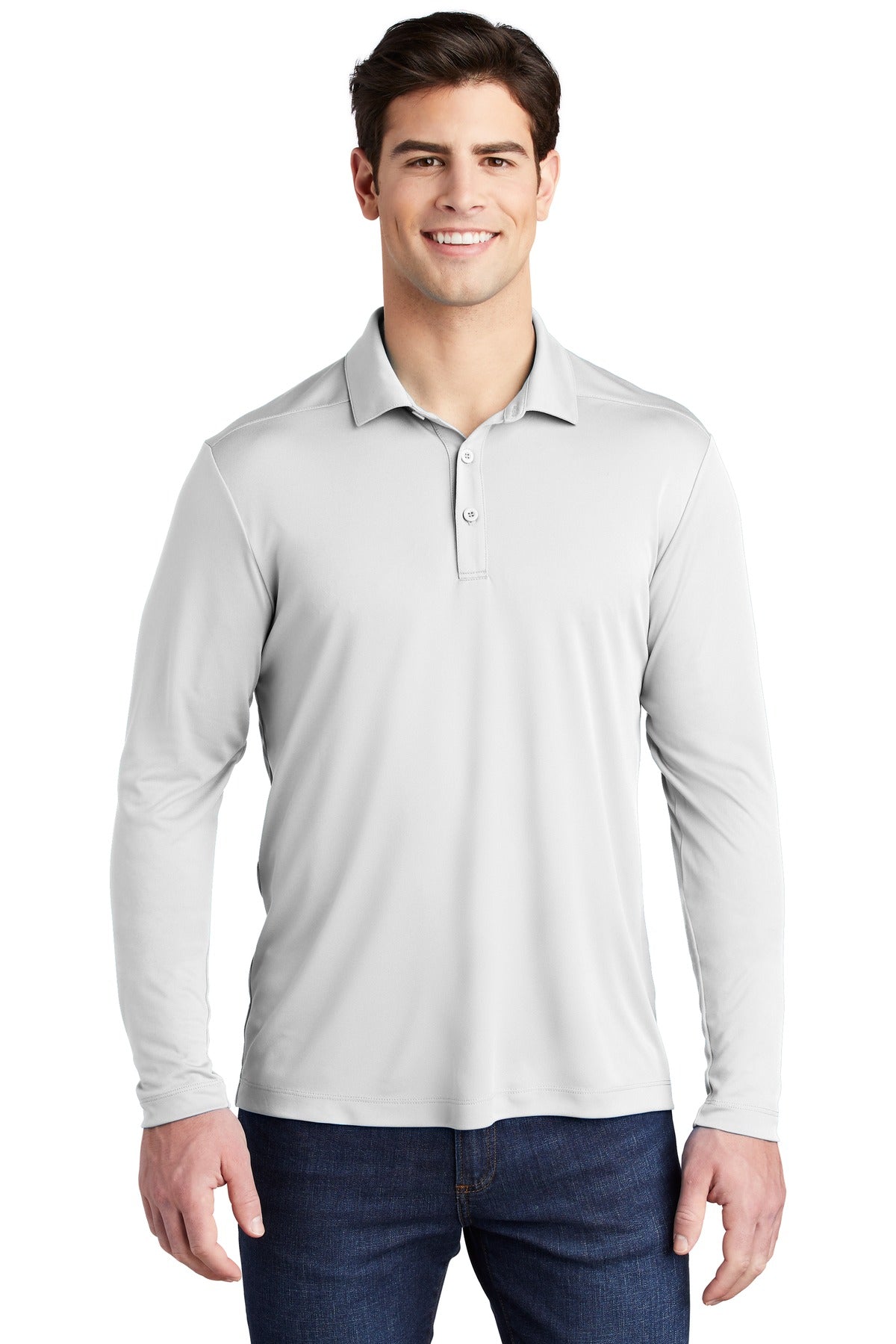 Sport-Tek ® Posi-UV® Pro Long Sleeve Polo. ST520LS