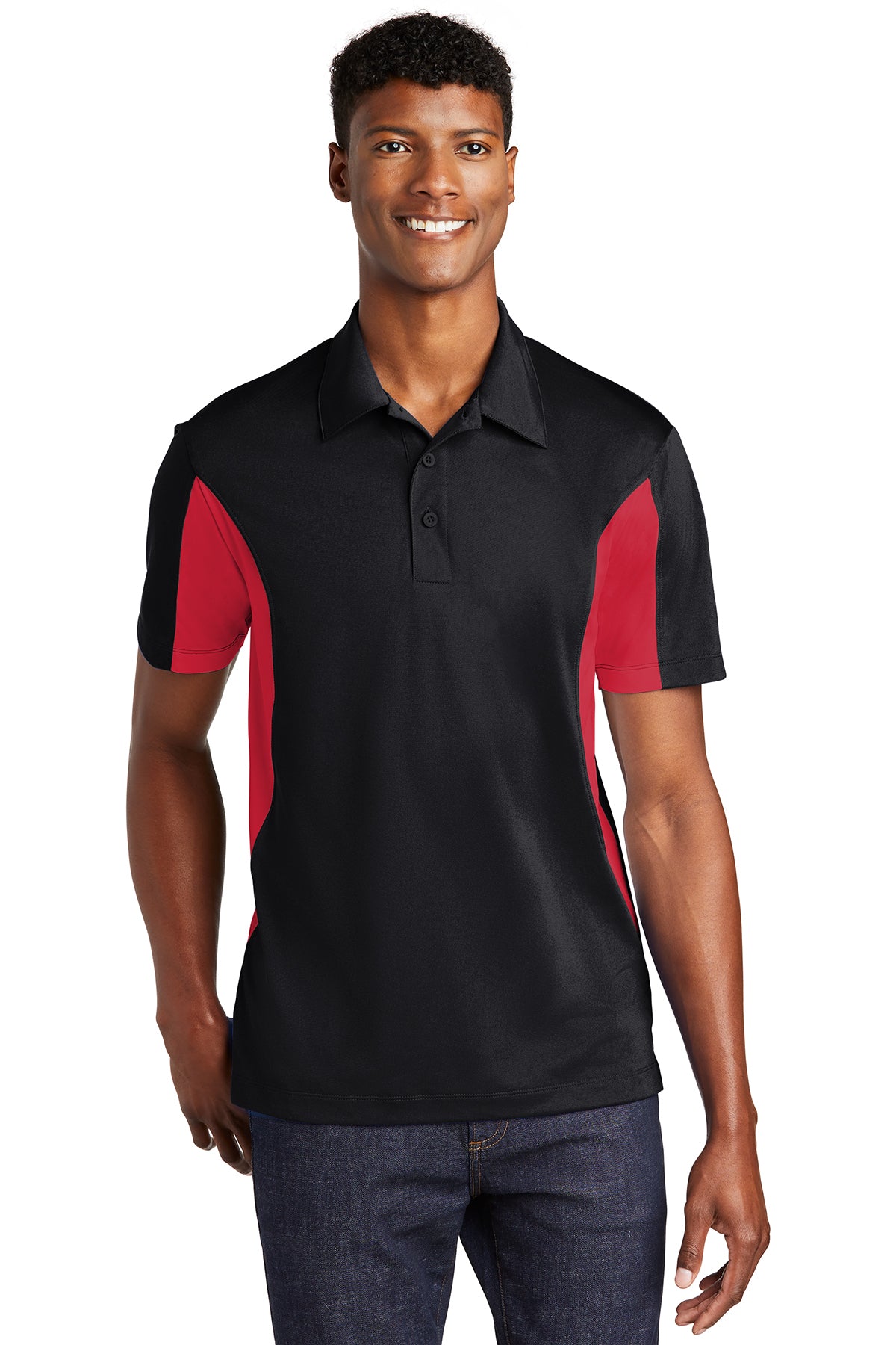 Sport-Tek® Side Blocked Micropique Sport-Wick® Polo. ST655