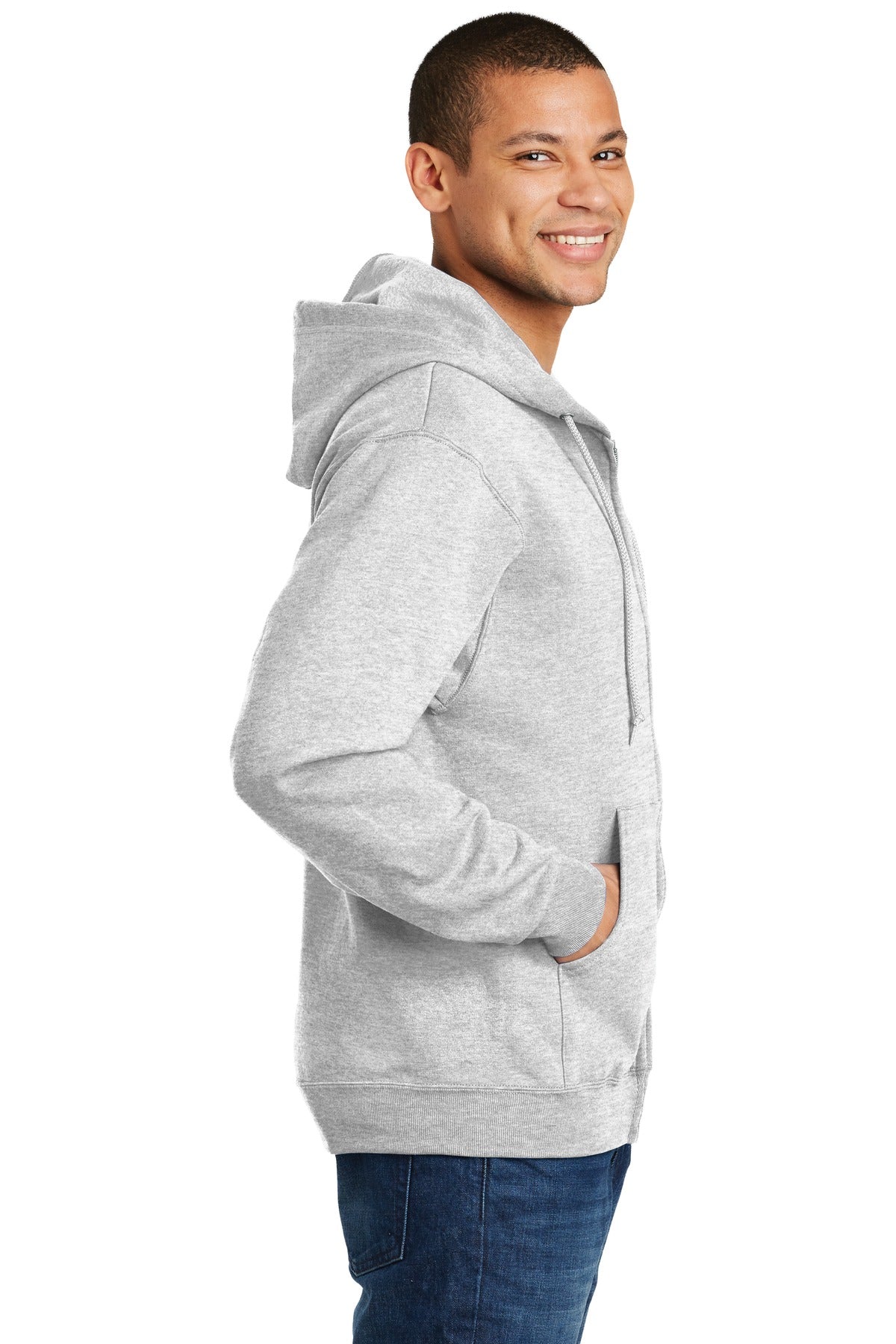 Full-Zip Hoodie with Embroidery 993M