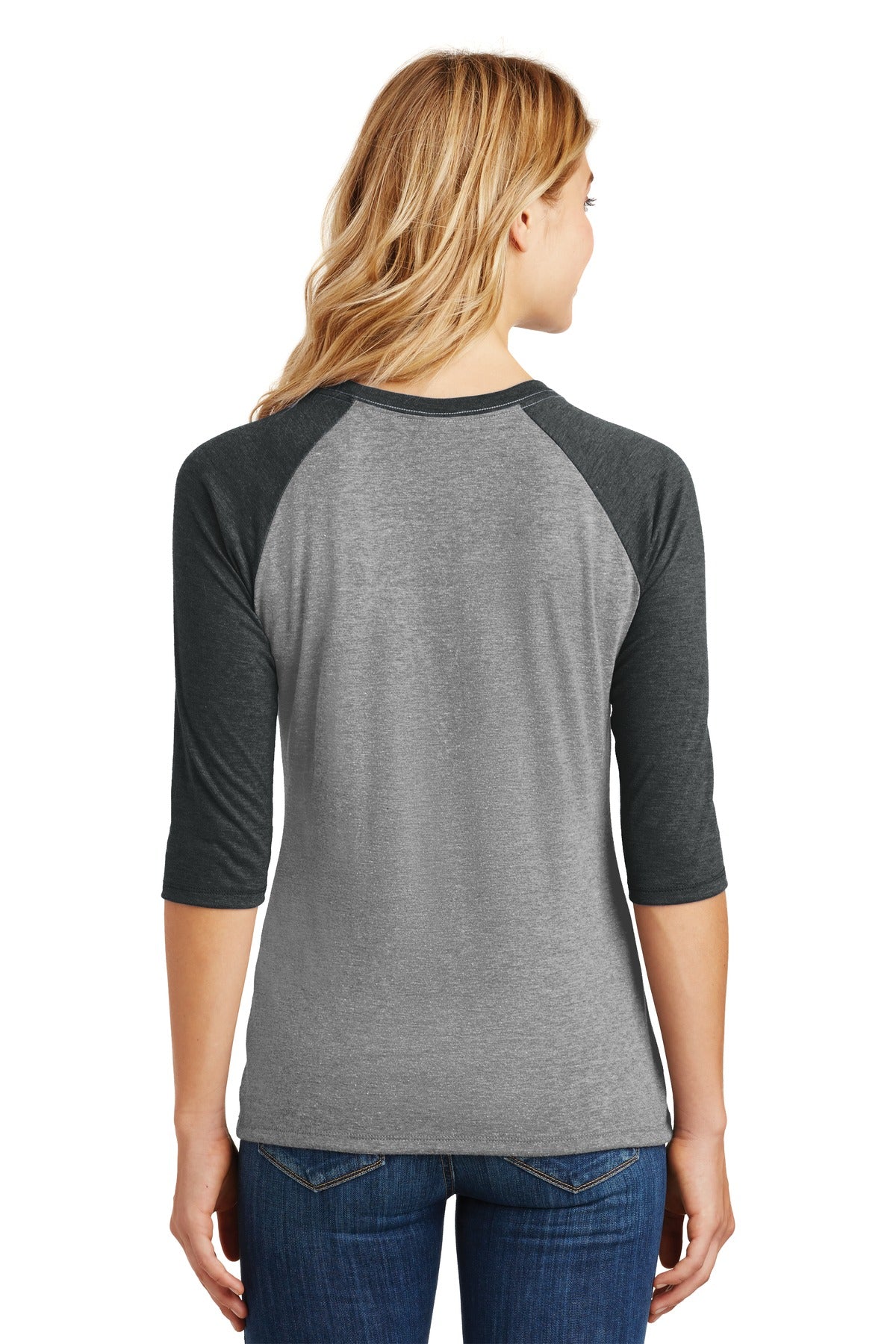 Women's Perfect Tri® 3/4-Sleeve Raglan. DM136L