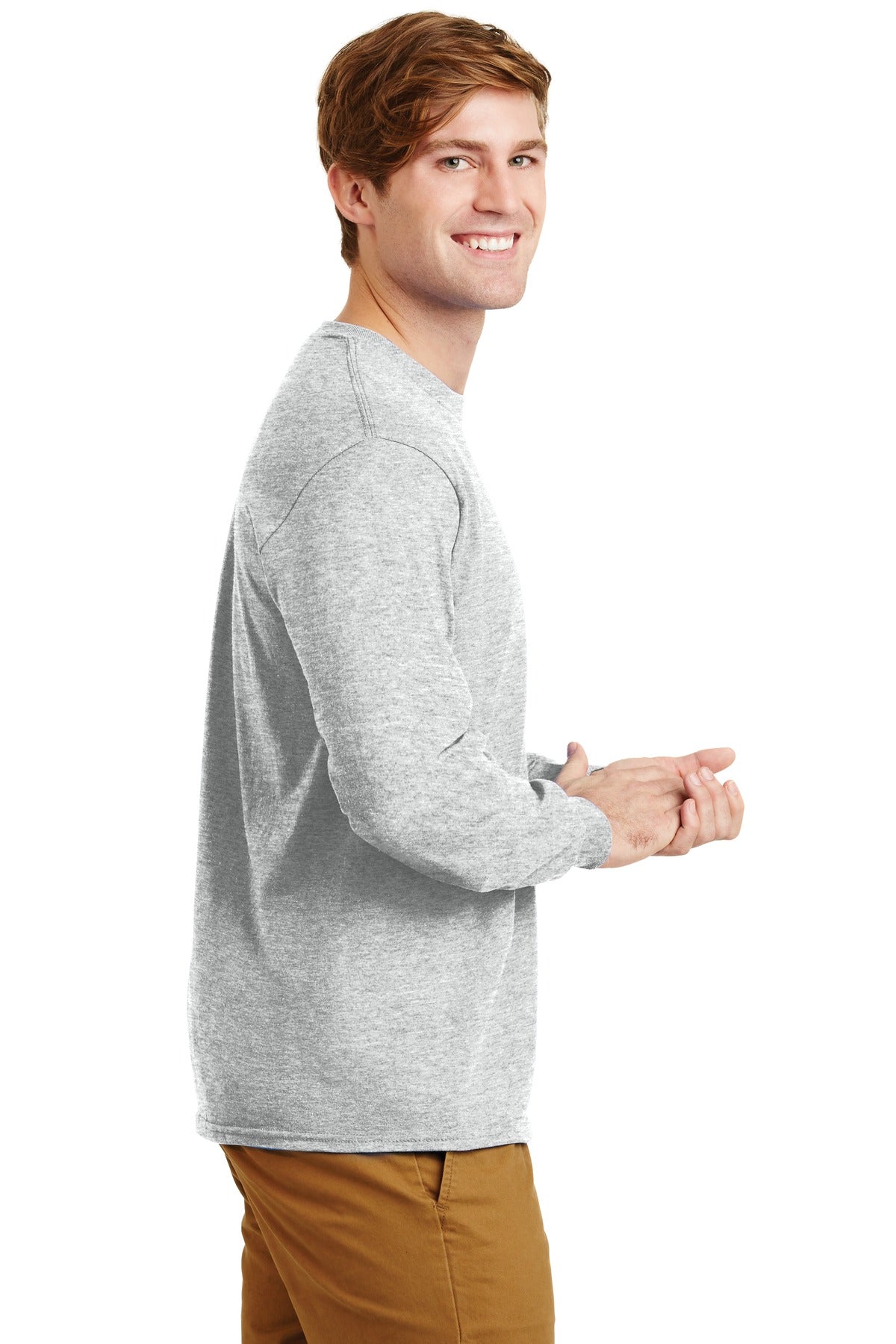 Long Sleeve T-Shirt with Embroidery G2400