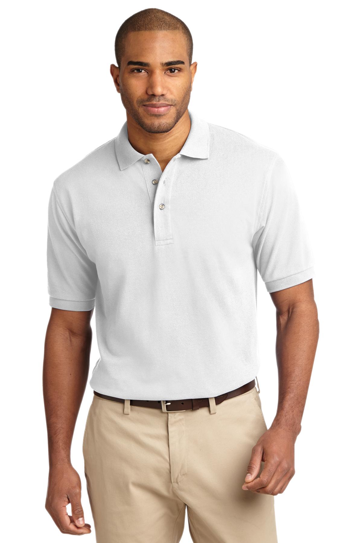 Overstock Heavyweight 100% Cotton Pique Polo. K420 (Overstock) (b6)