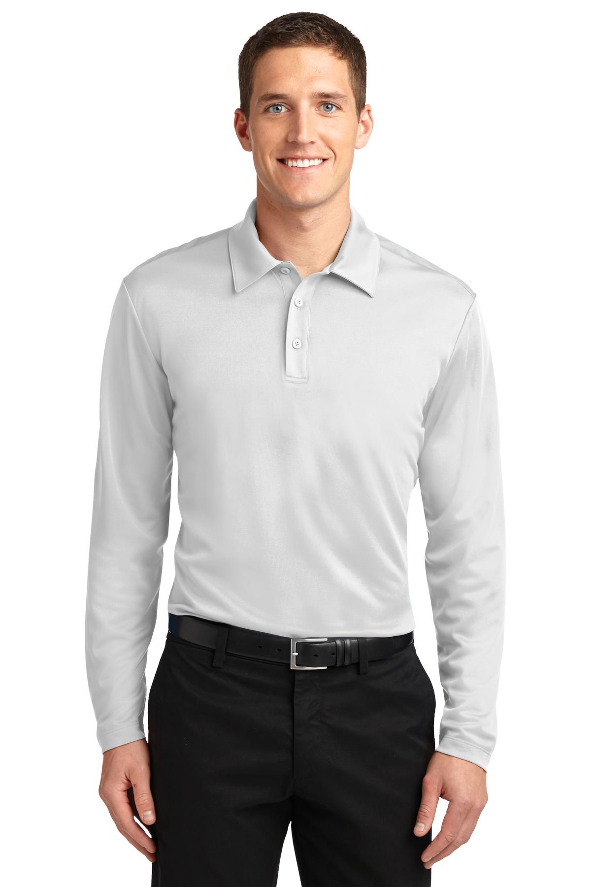 Silk Touch™ Performance Long Sleeve Polo. K540LS