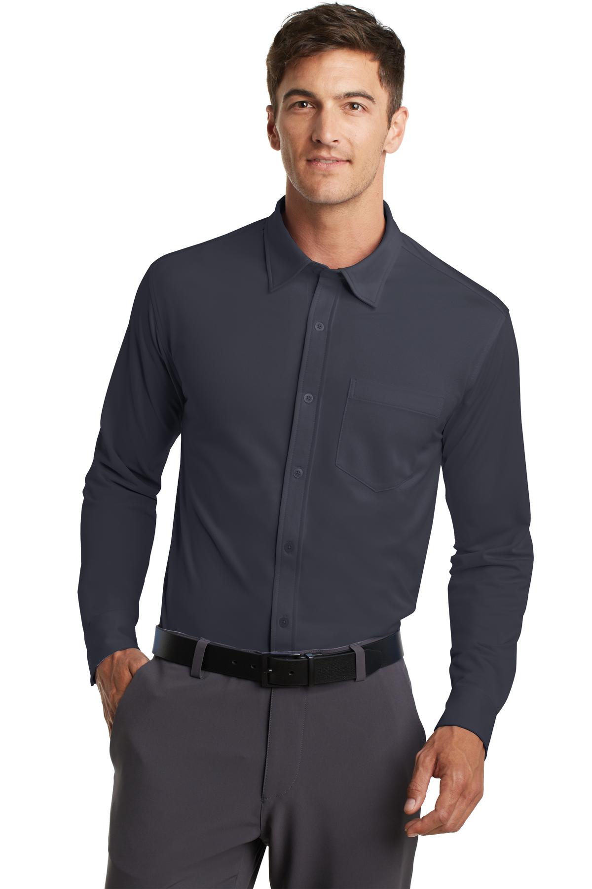 Dimension Knit Dress Shirt. K570