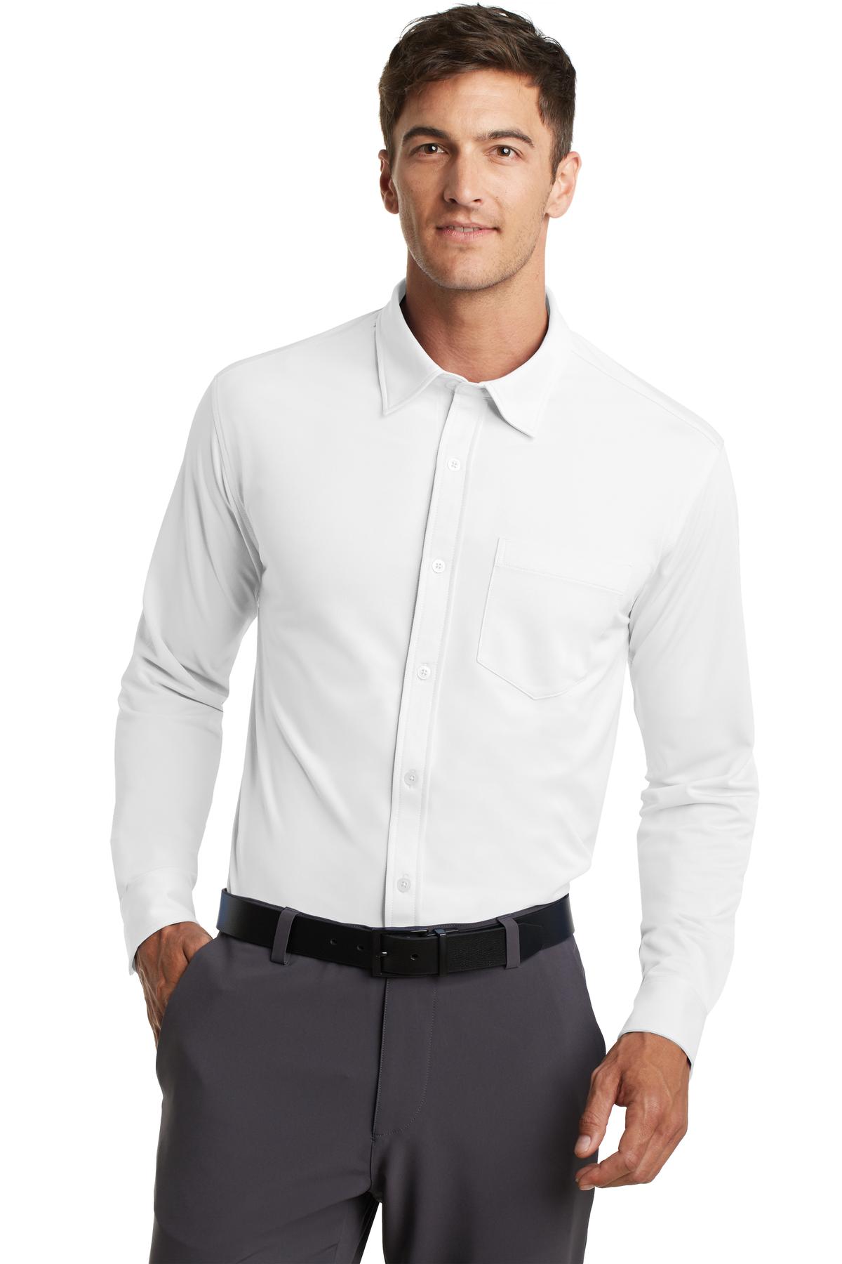 Dimension Knit Dress Shirt. K570
