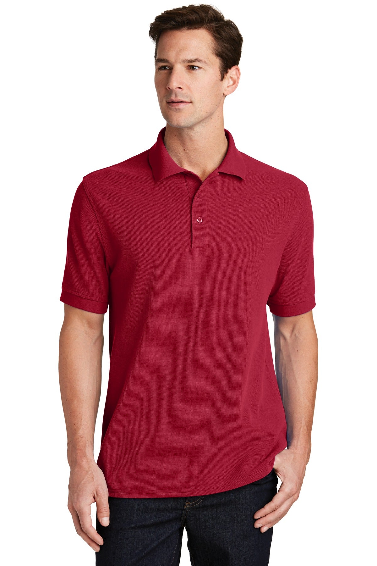 Polo 100% Combed Ring Spun Cotton Pique Polo. KP1500
