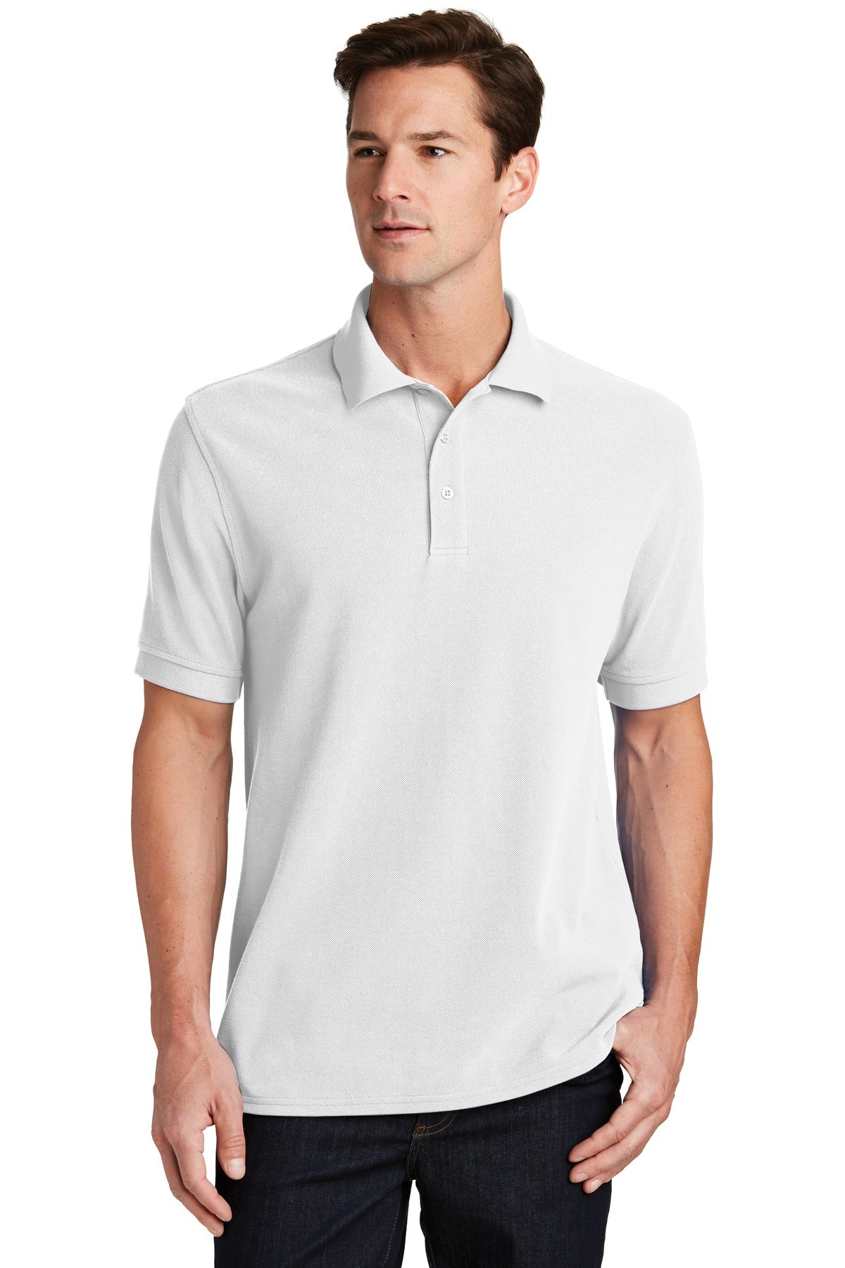 Polo 100% Combed Ring Spun Cotton Pique Polo. KP1500