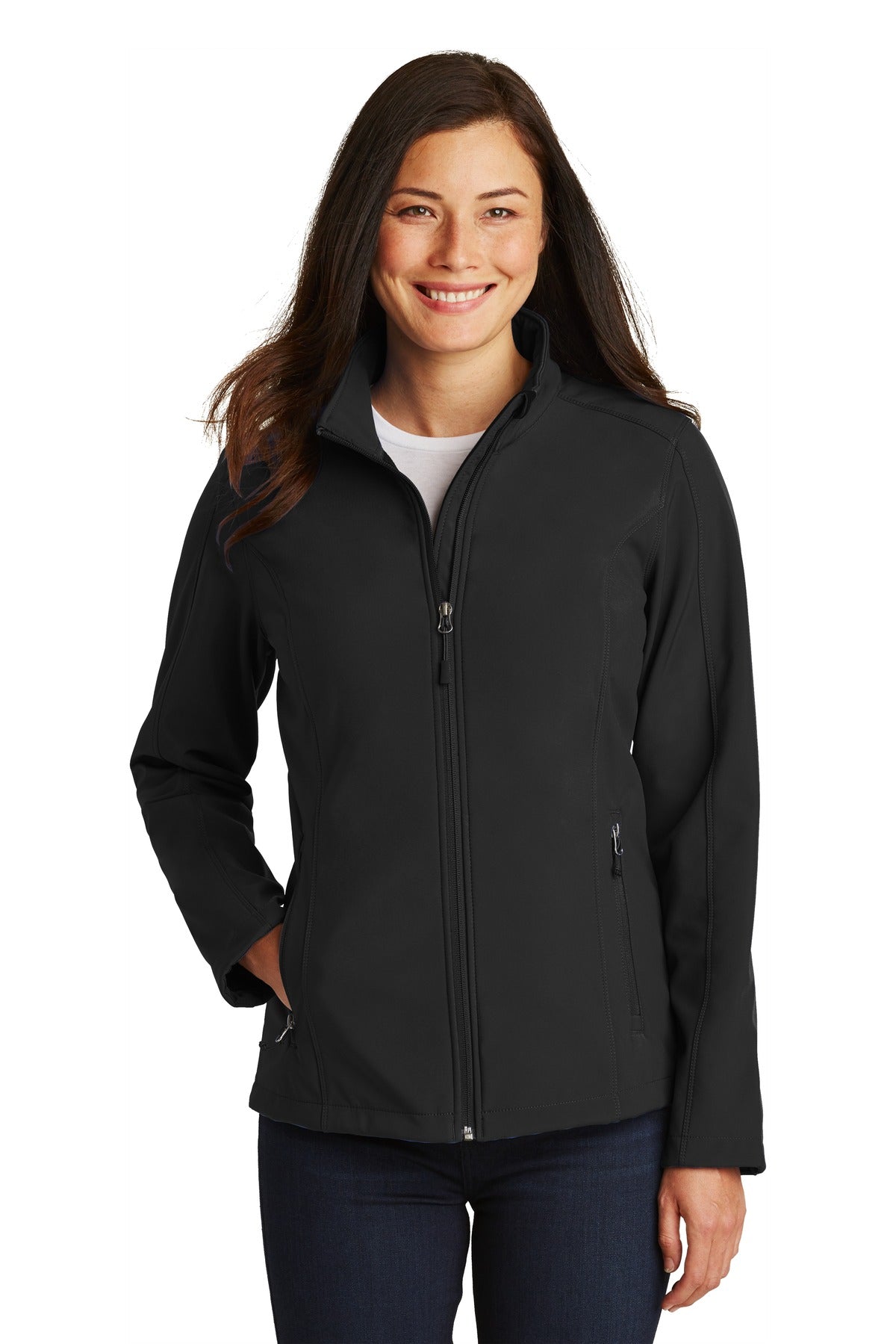 Ladies Core Soft Shell Jacket. L317