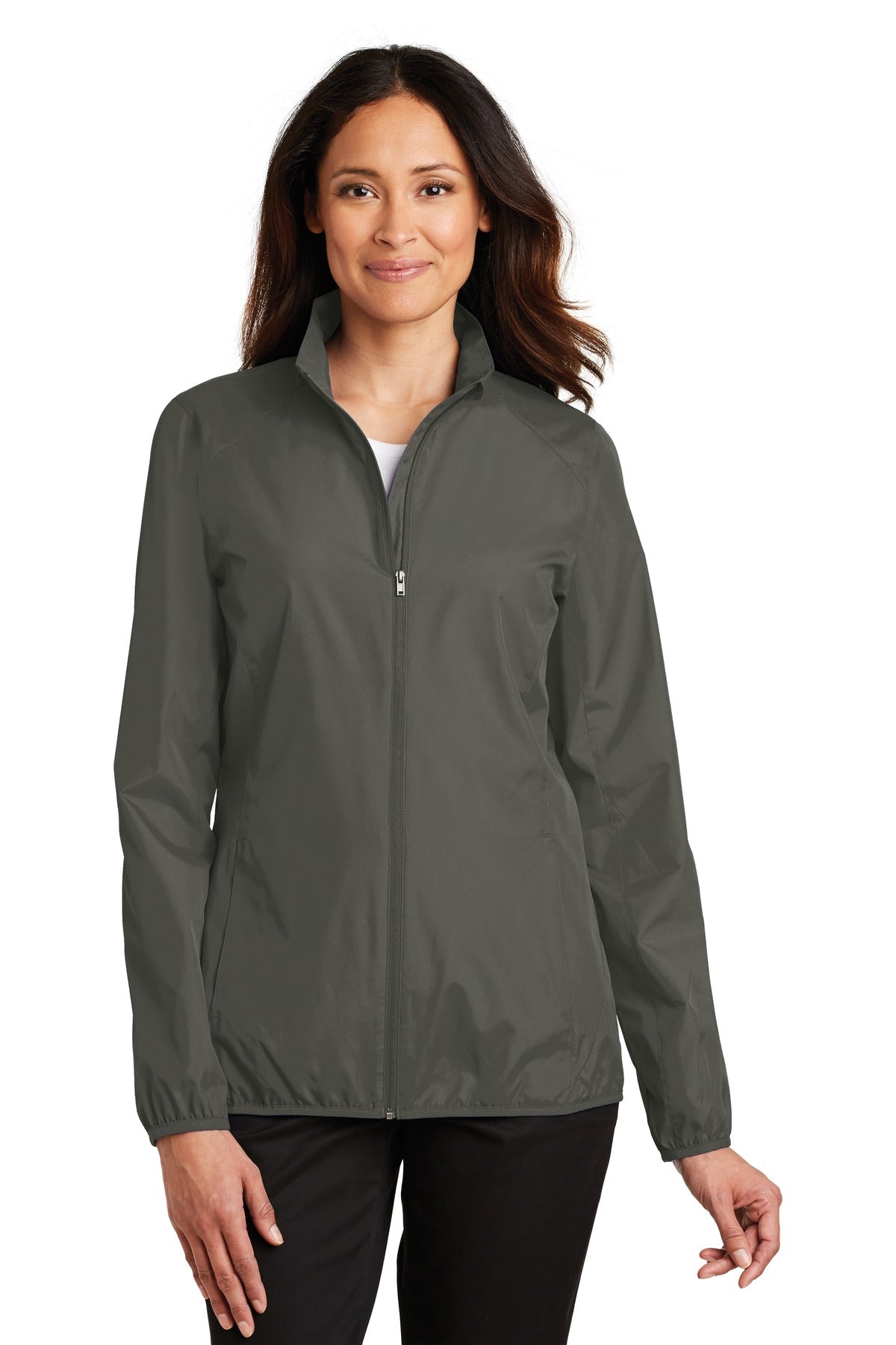 Ladies Windbreaker Full-Zip Jacket. L344