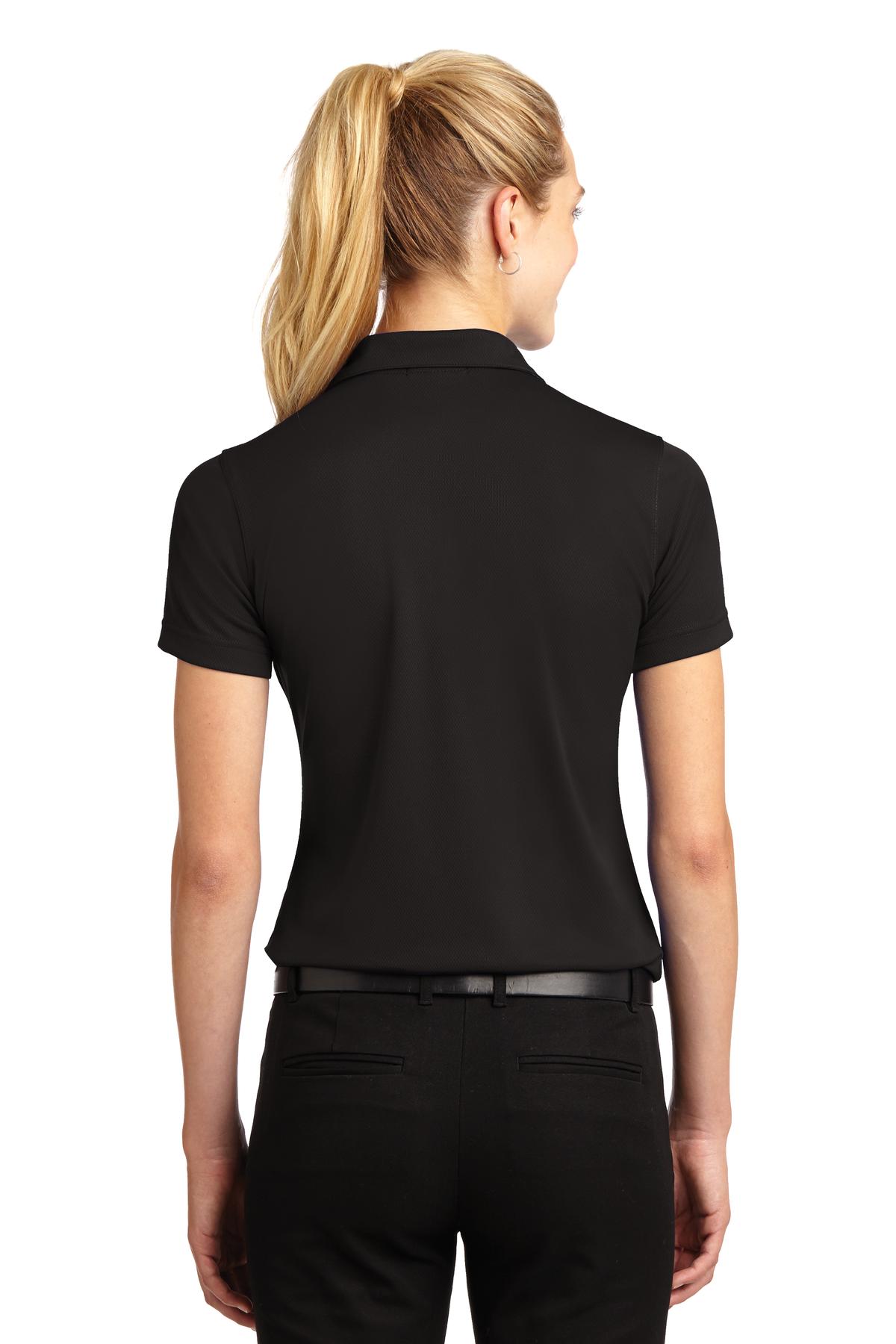 Sport-Tek® Ladies Dri-Mesh® V-Neck Polo. L469