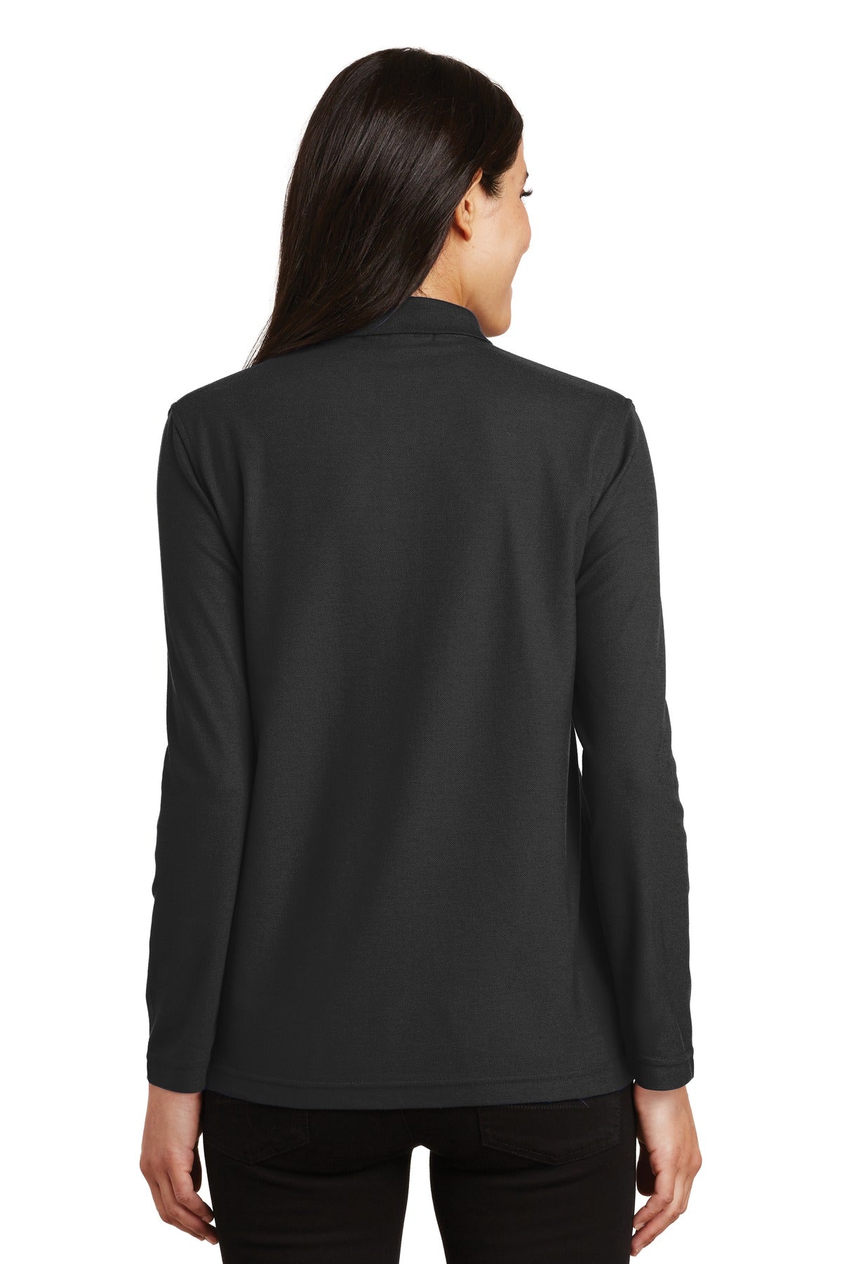 Ladies Silk Touch™ Long Sleeve Polo. L500LS