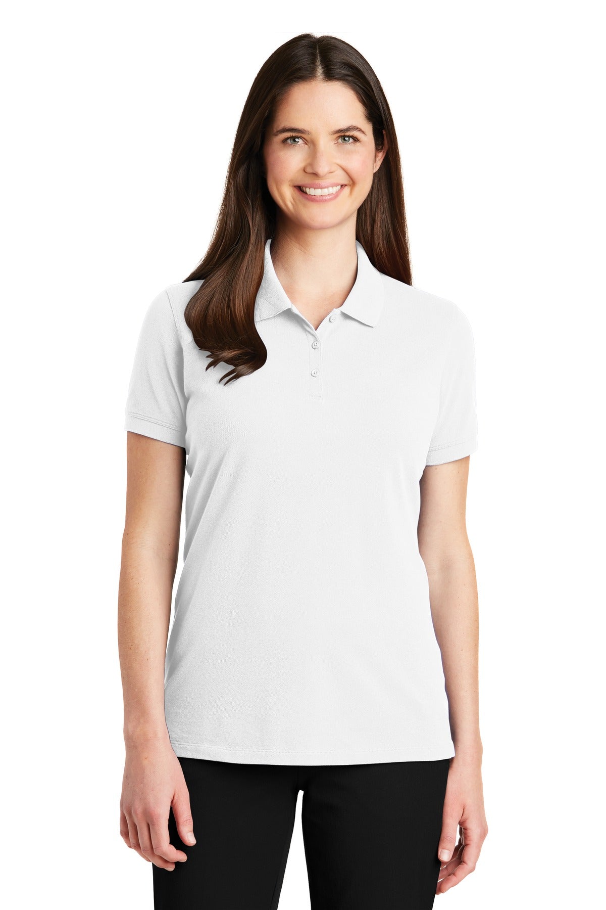 Ladies 100% Cotton Polo. LK8000