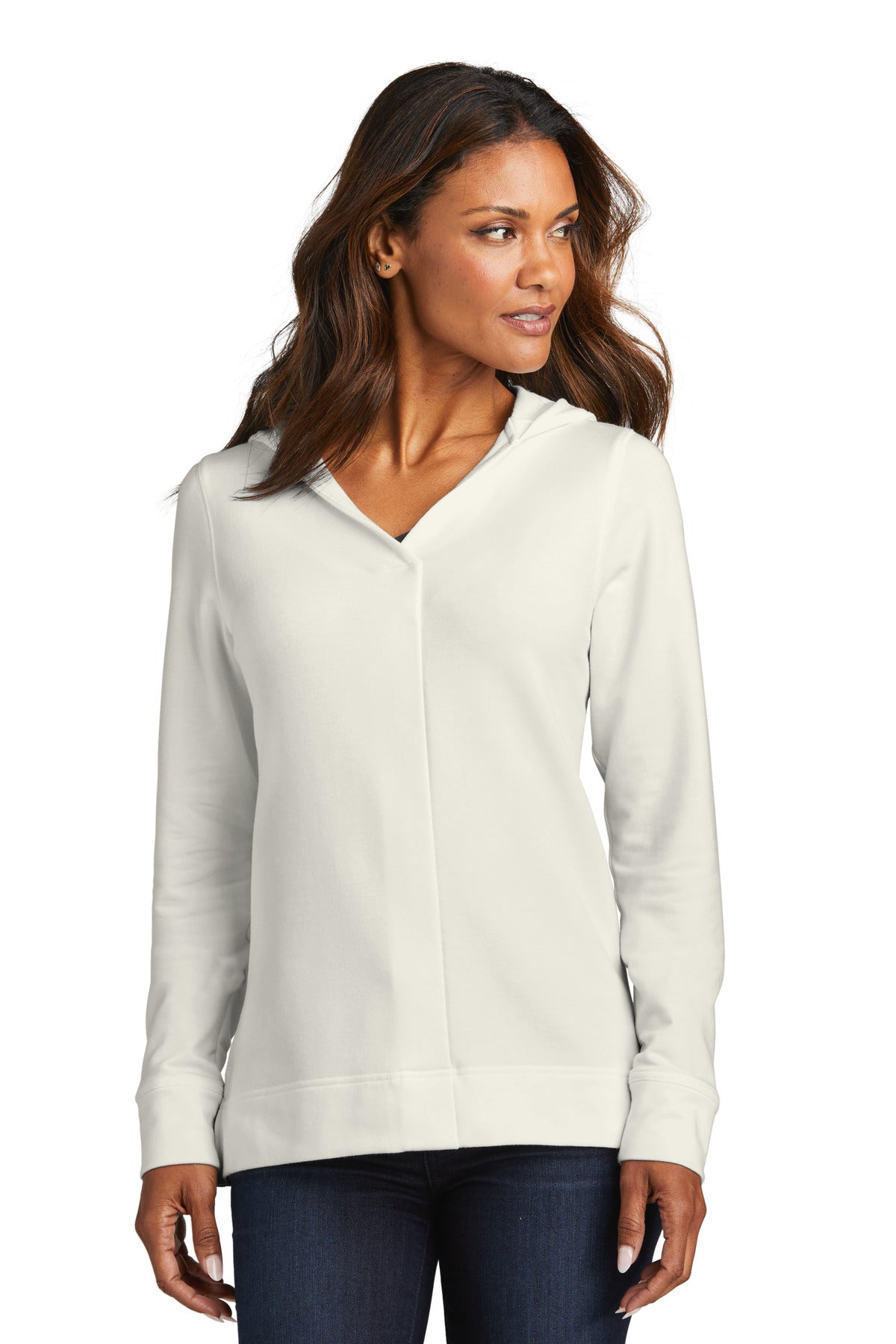 Ladies Microterry Pullover Hoodie LK826