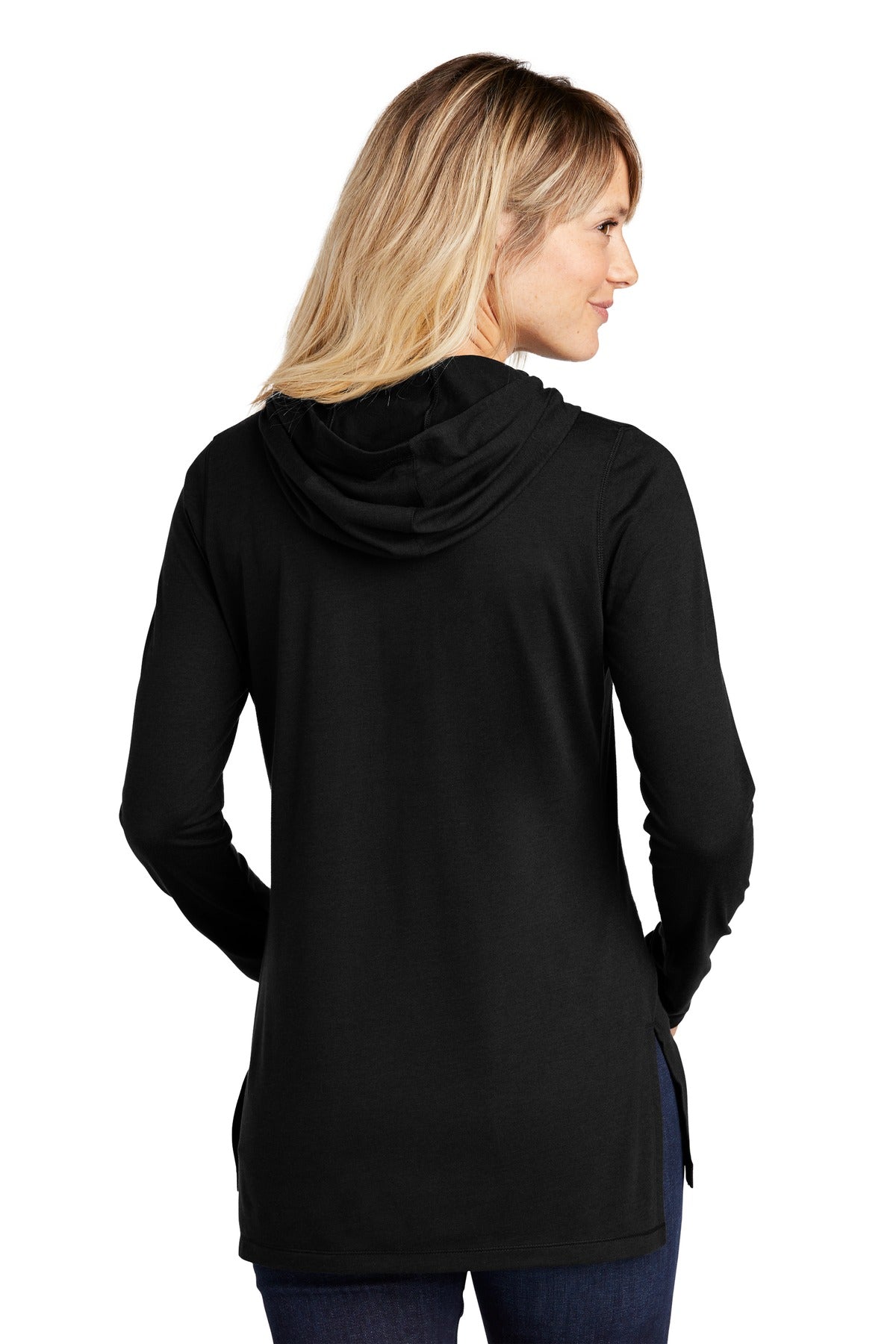Ladies Tri-Blend Wicking Long Sleeve Hoodie LST406