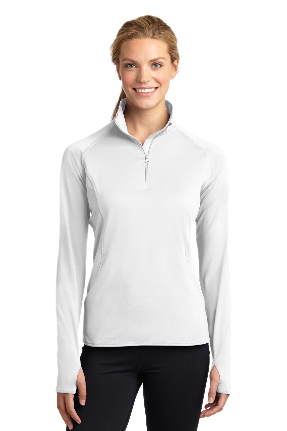 Ladies Sport-Wick® Stretch 1/2-Zip Pullover. LST850