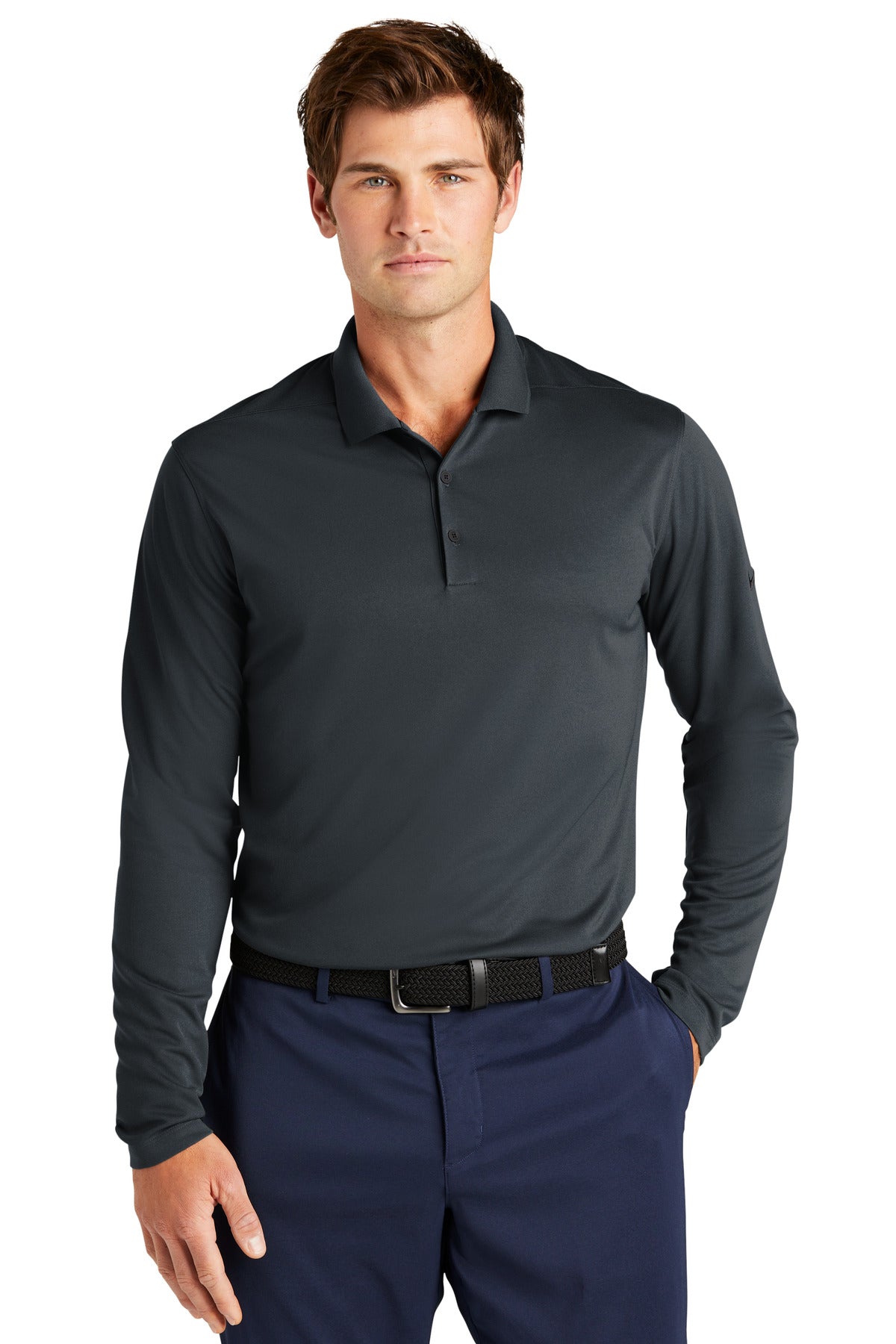 nike dri fit dress shirts Nike Men's Pro Dri-FIT Slim Fit Short Sleeve T-Shirt, Small, Indigo Storm