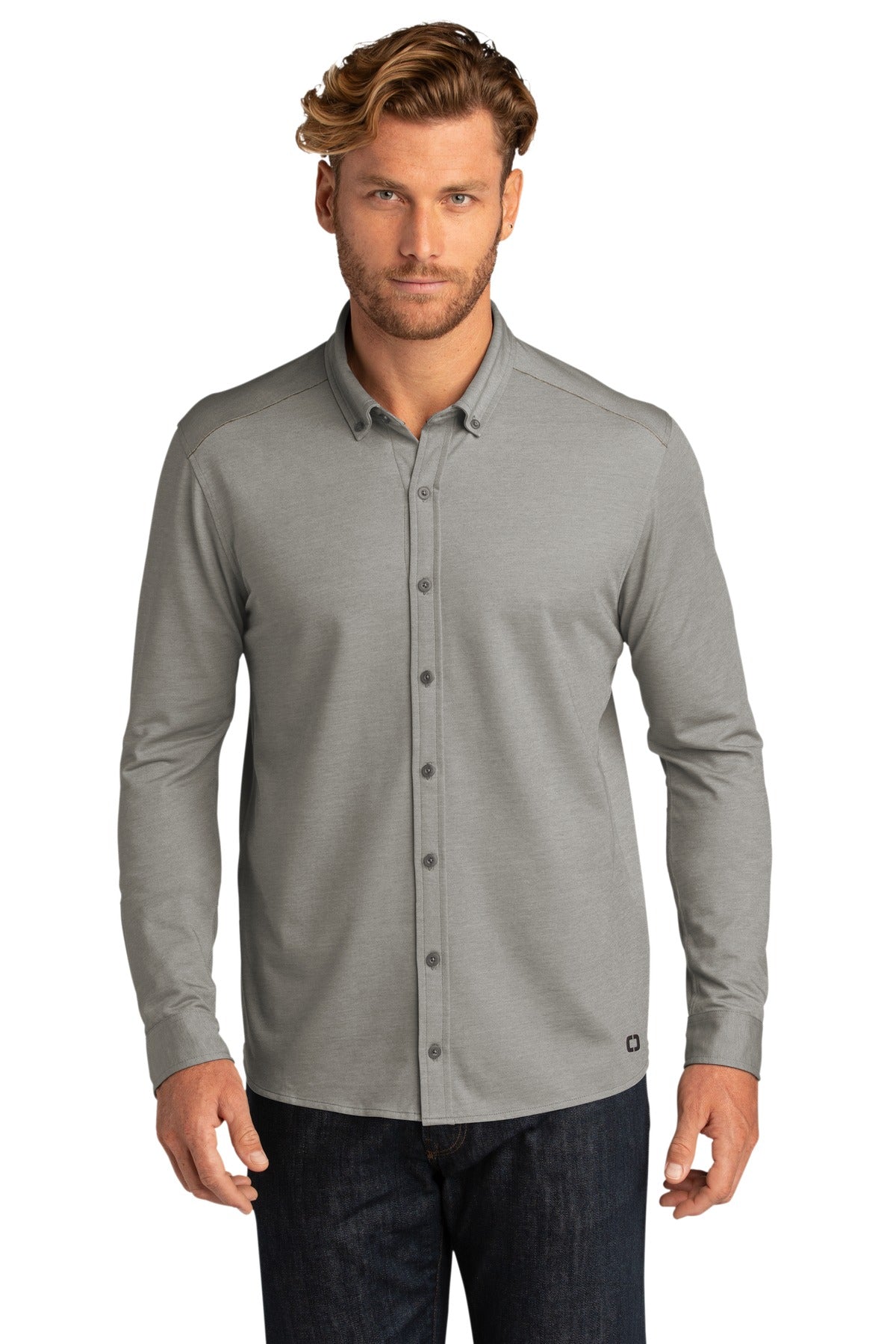 OGIO Untuck Stretch Long Sleeve Button-Up. OG145