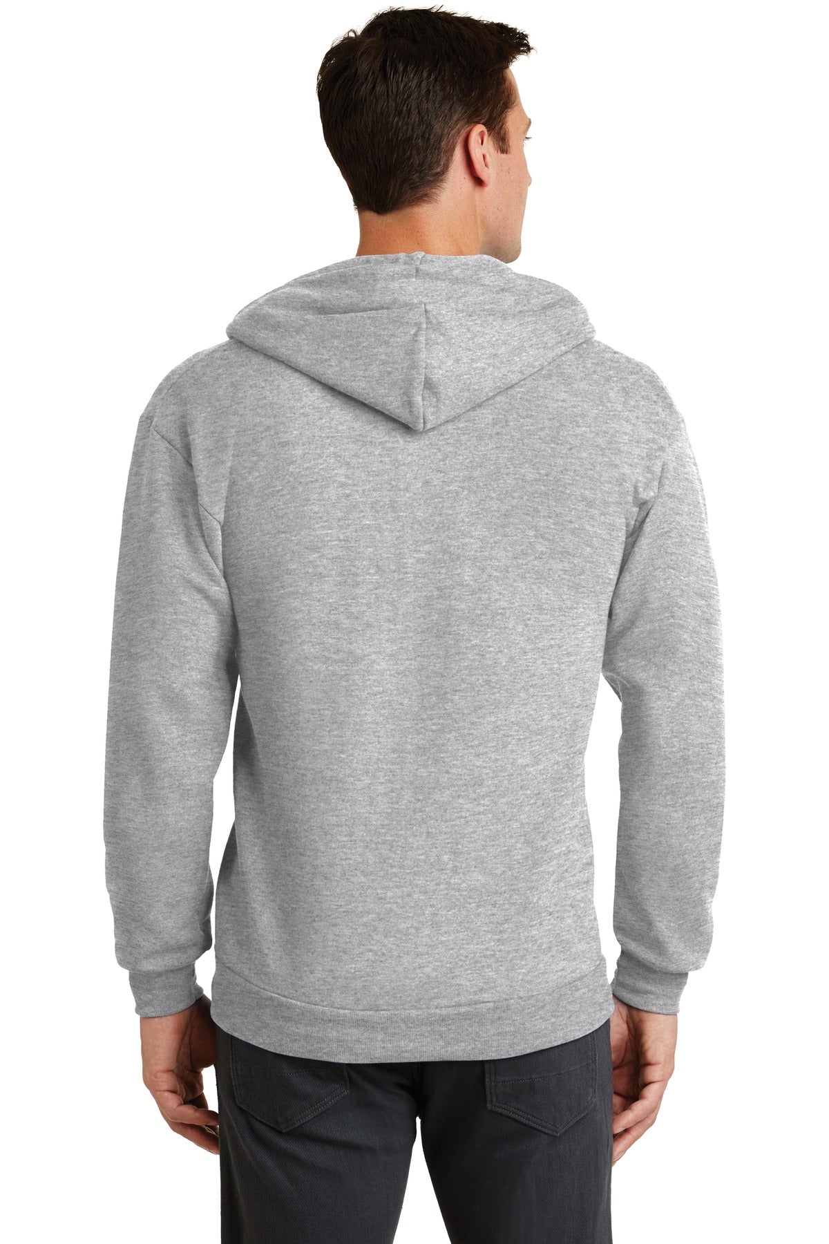 Full-Zip Hooded Sweatshirt. With Embroidery PC78ZH