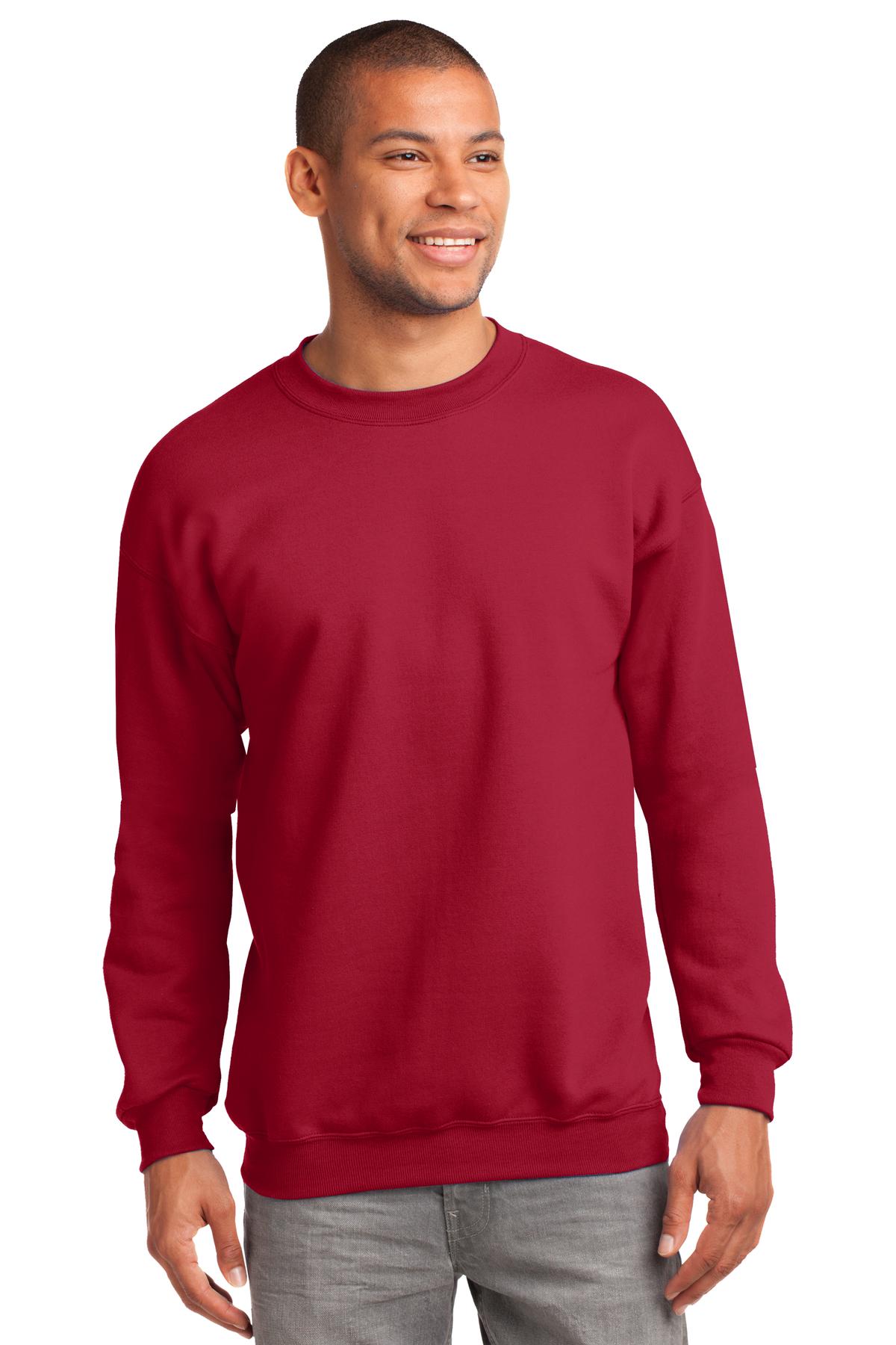 Premium Fleece Crewneck Sweatshirt with Embroidery PC90