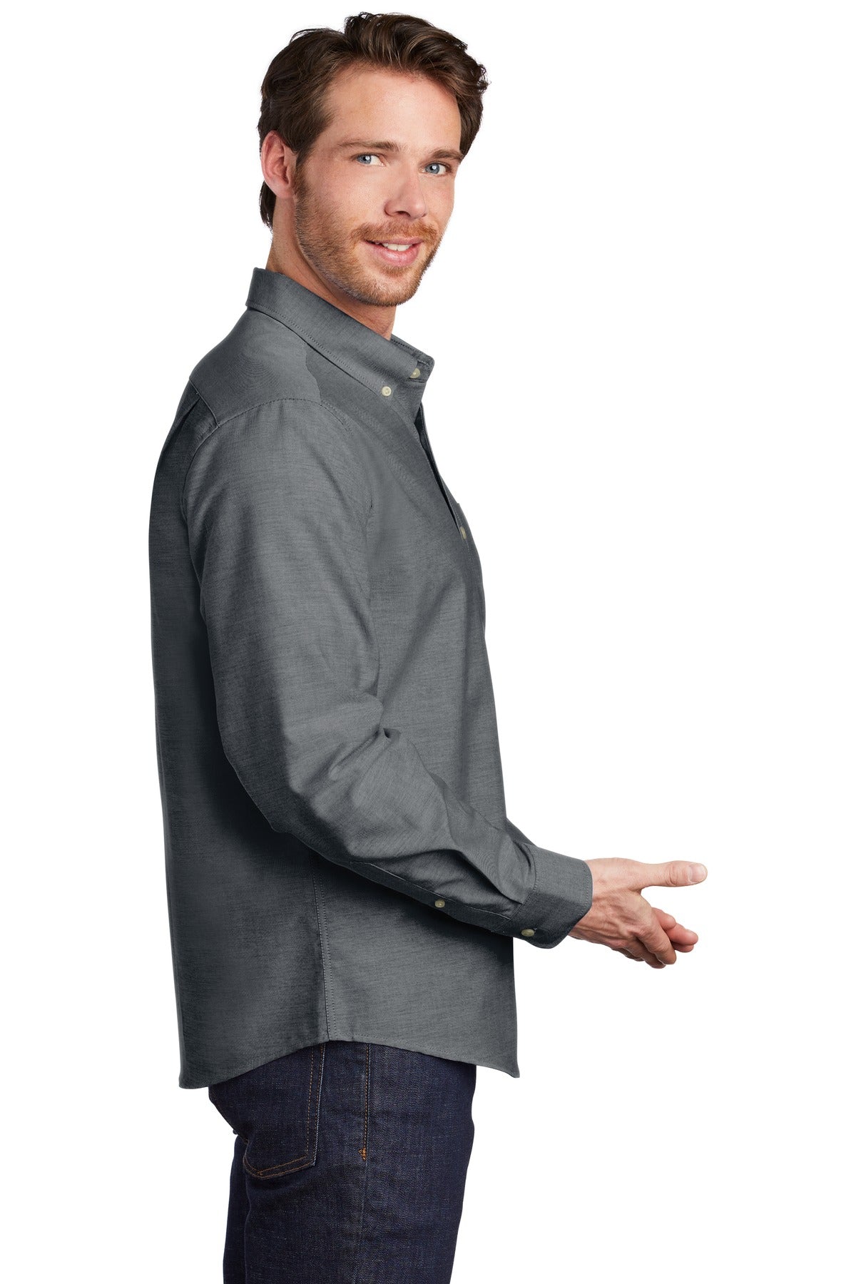 Port Authority ® Untucked Fit SuperPro ™ Oxford S651