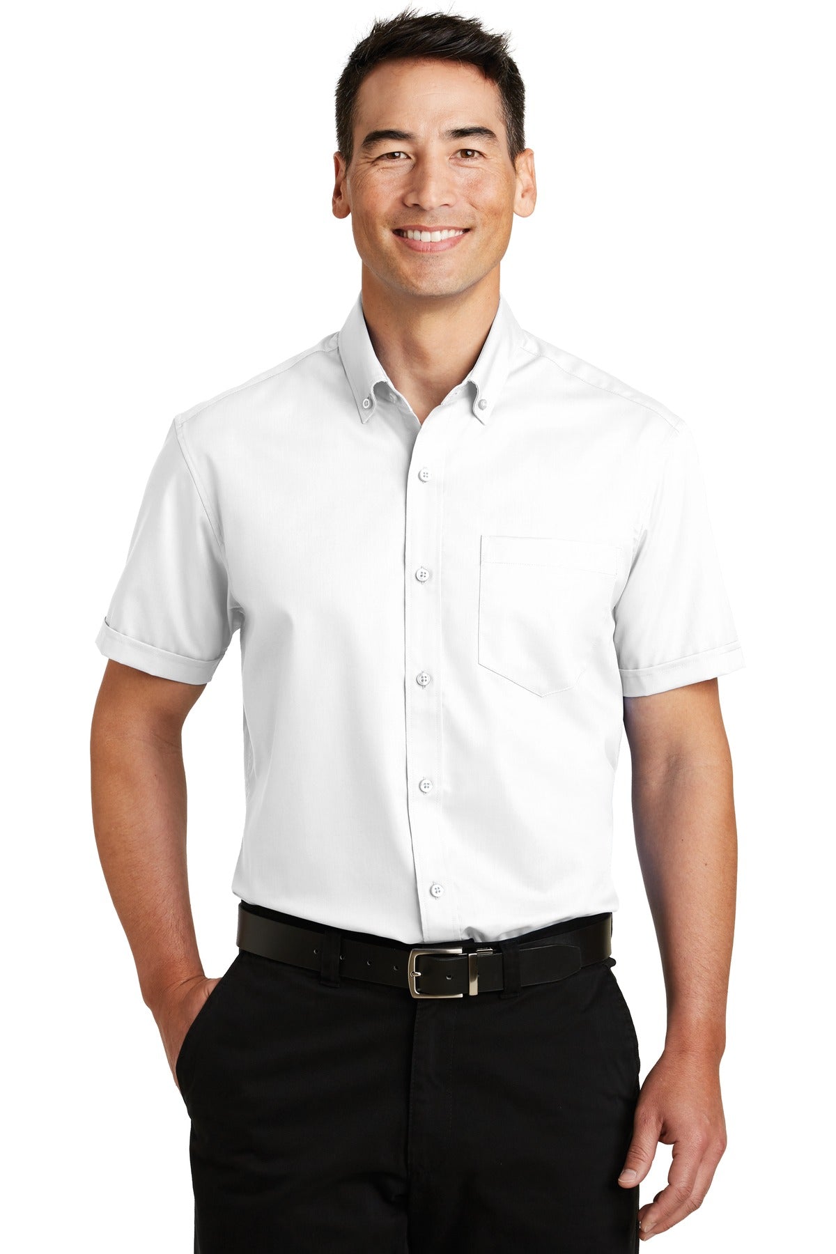 Short Sleeve SuperPro™ Twill Shirt. S664