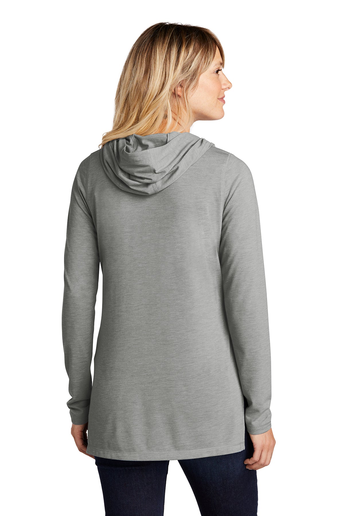 Ladies Tri-Blend Wicking Long Sleeve Hoodie LST406