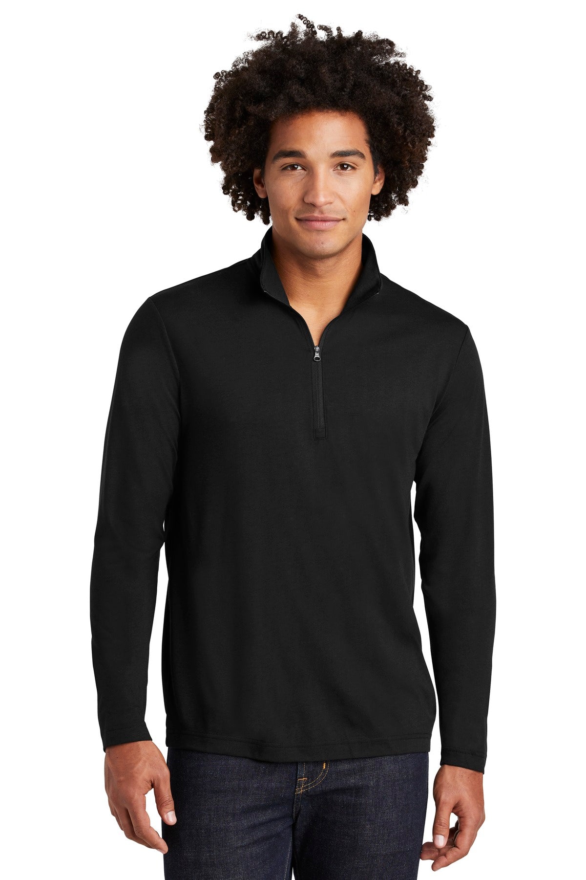 PosiCharge ® Tri-Blend Wicking 1/4-Zip Pullover. ST407