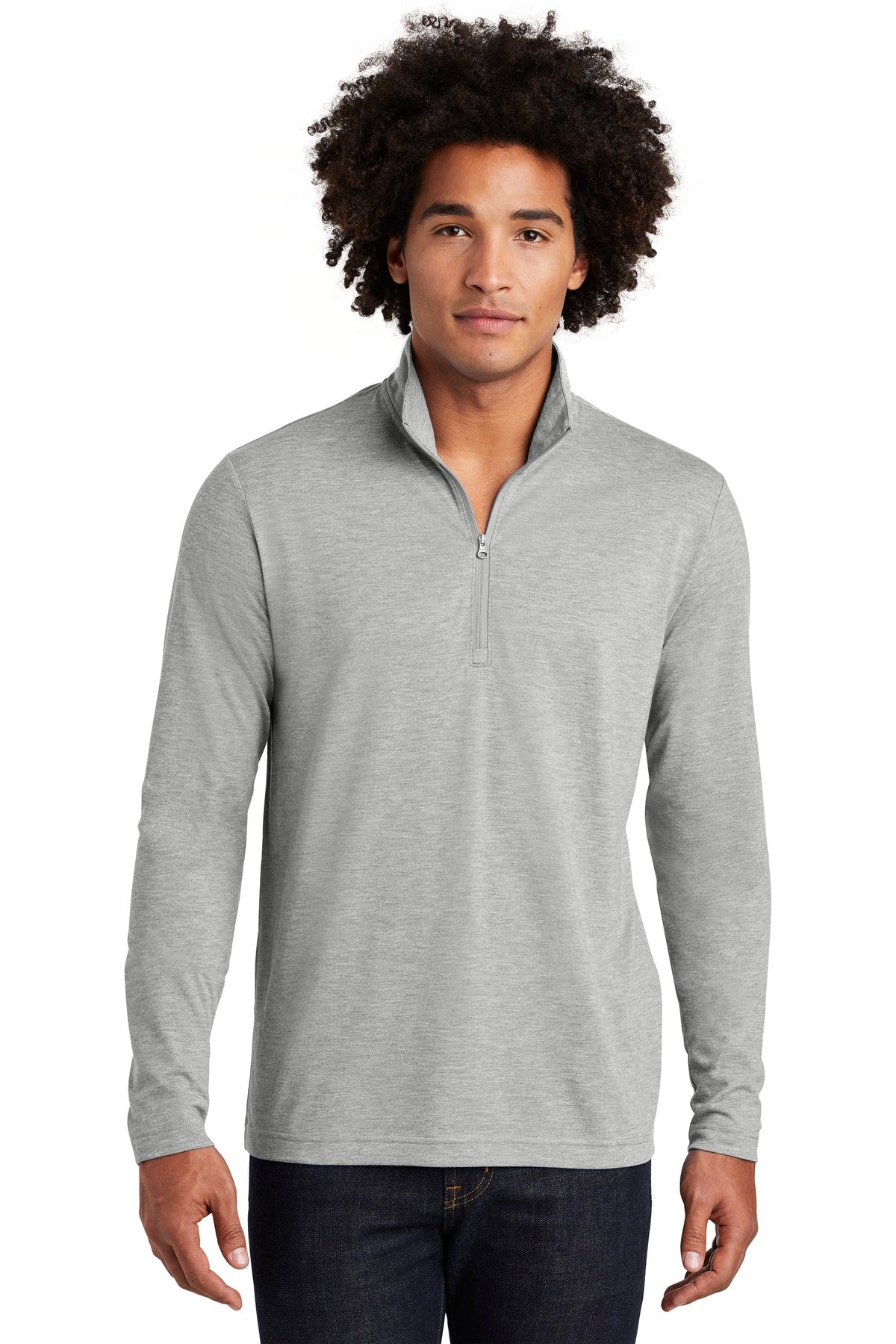 PosiCharge ® Tri-Blend Wicking 1/4-Zip Pullover. ST407