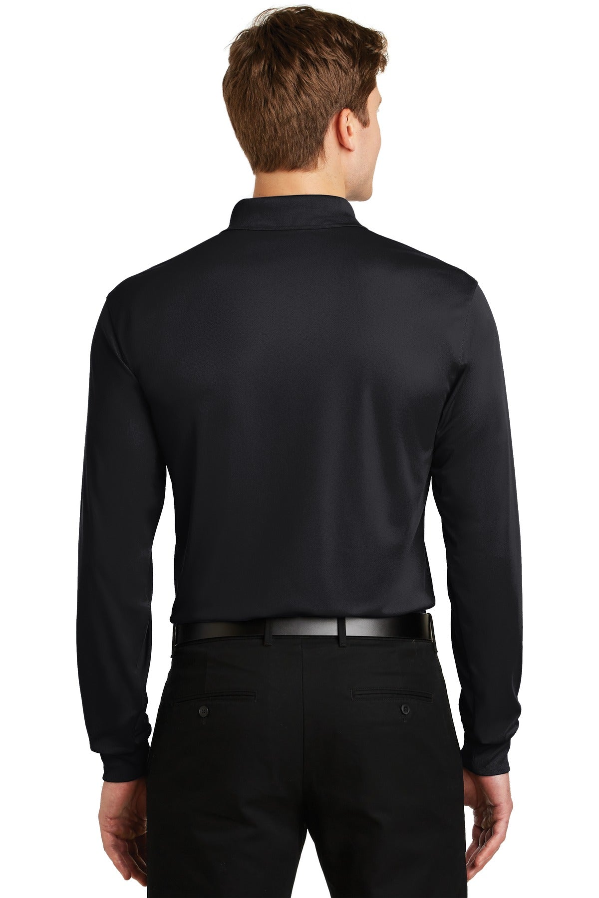 Sport-Tek® Long Sleeve Micropique Sport-Wick® Polo. ST657