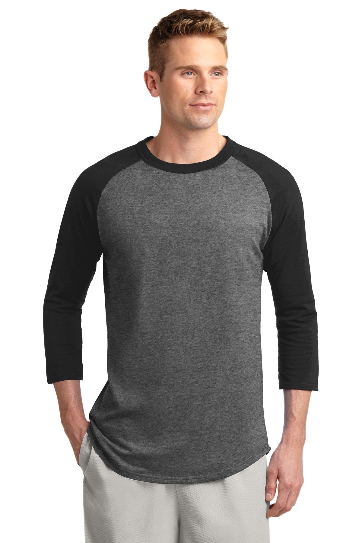 Sport-Tek® Colorblock Raglan Jersey. T200