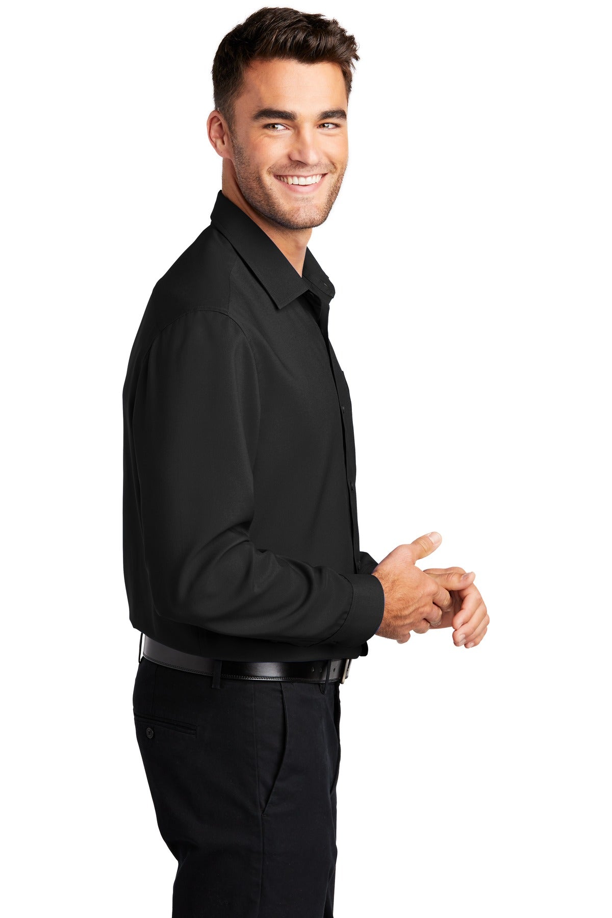Long Sleeve Performance Staff Shirt W401