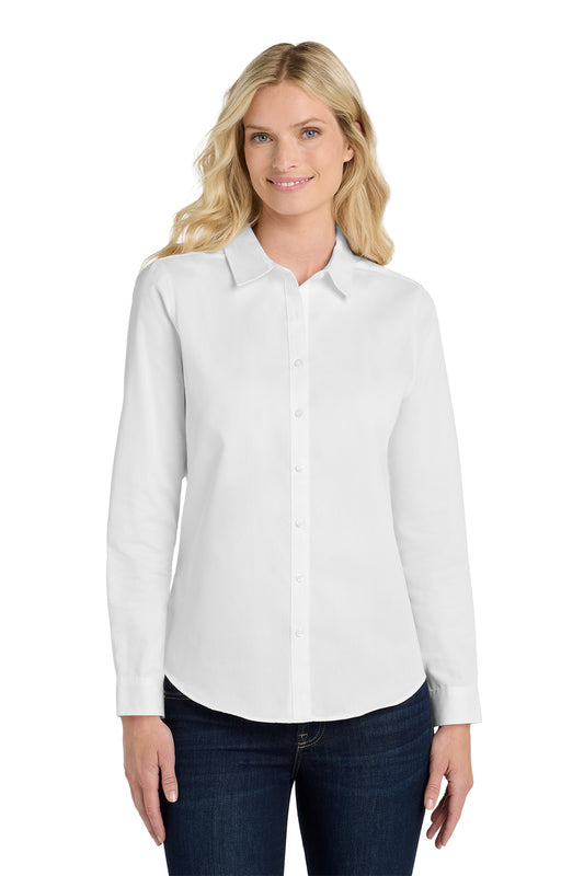 Port Authority® Ladies Long Sleeve SuperPro React™Twill Shirt. LW808