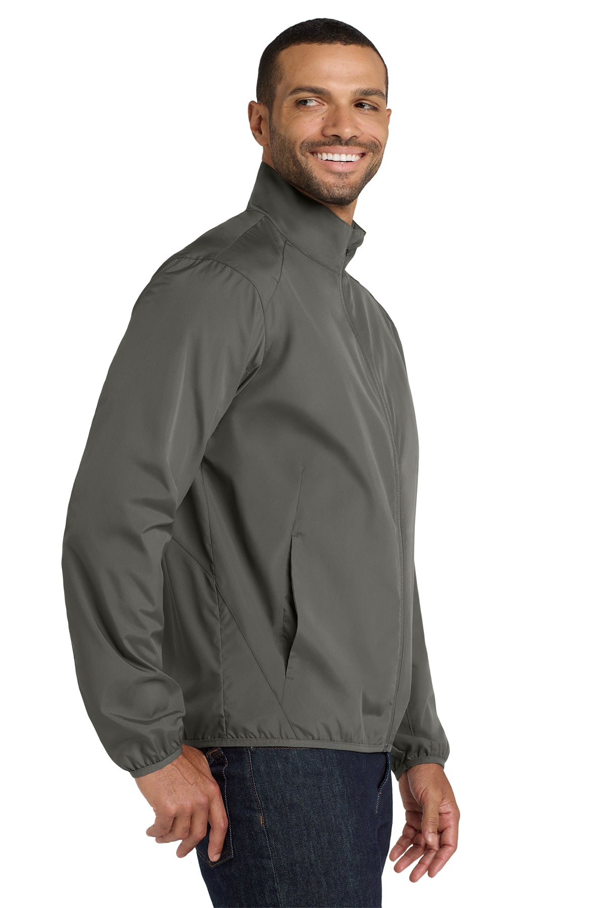 Windbreaker Zephyr Full-Zip Jacket. J344 – MathApparel.com