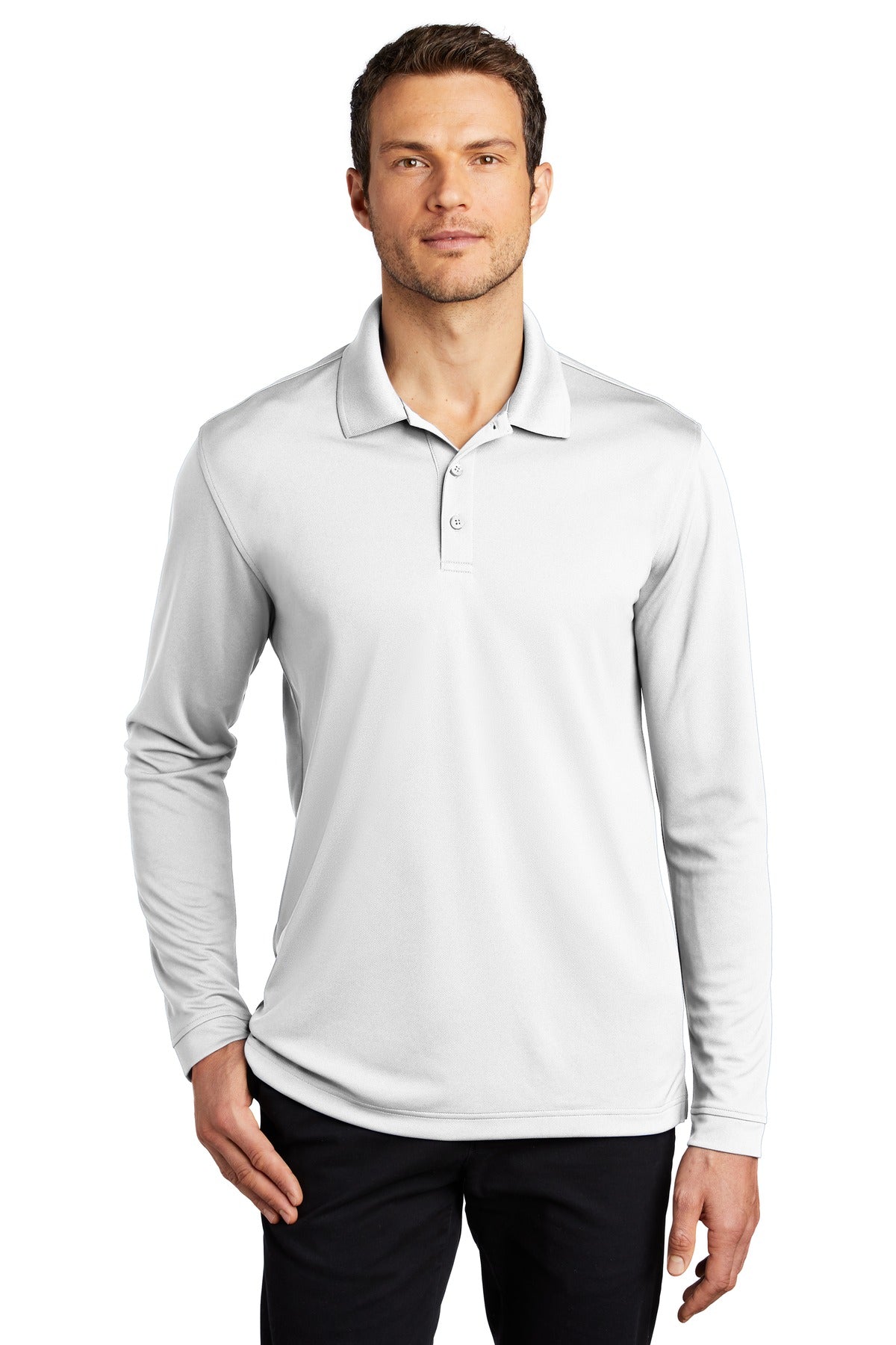 Dry Zone® UV Micro-Mesh Long Sleeve Polo K110LS (Overstock)