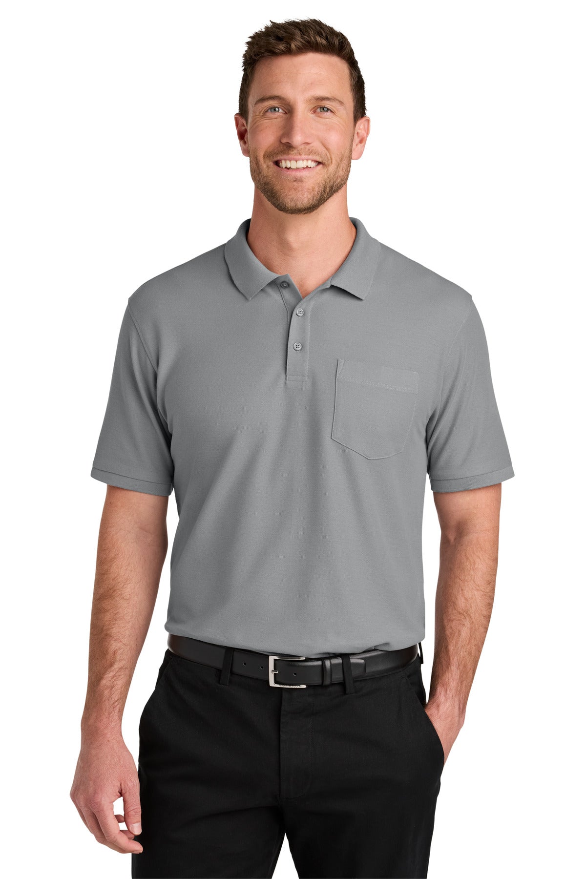 Port Authority® Pique Pocket Polo K200P