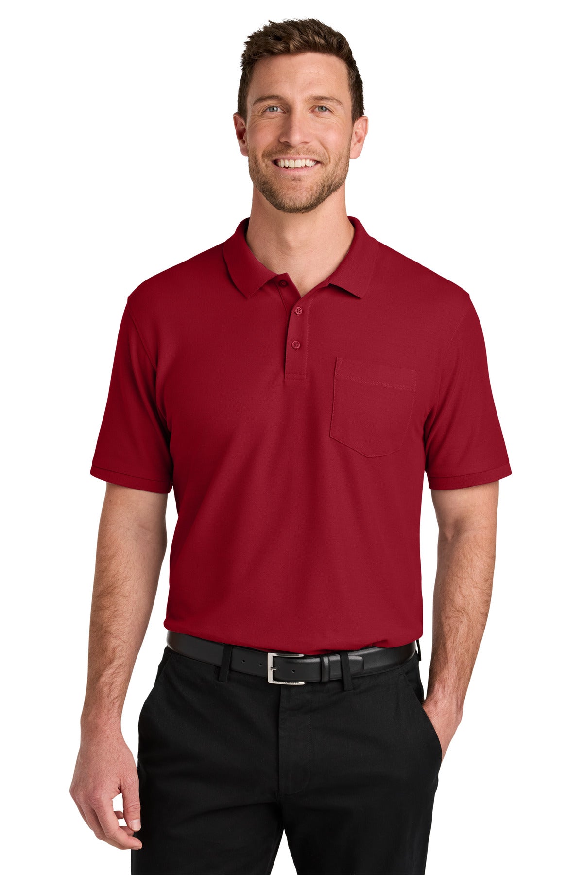 Port Authority® Pique Pocket Polo K200P
