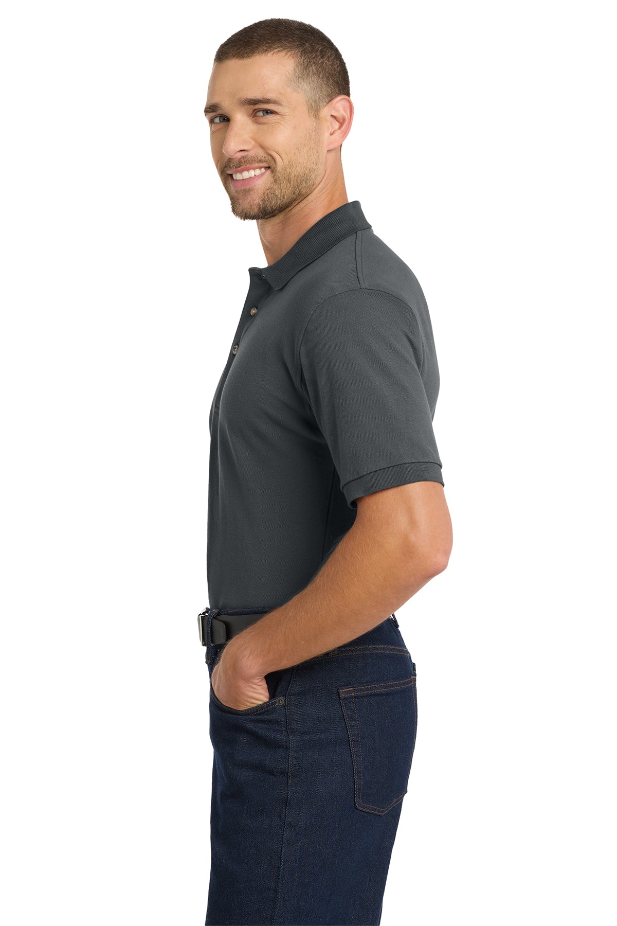 Heavyweight 100% Cotton Pique Polo.  K420
