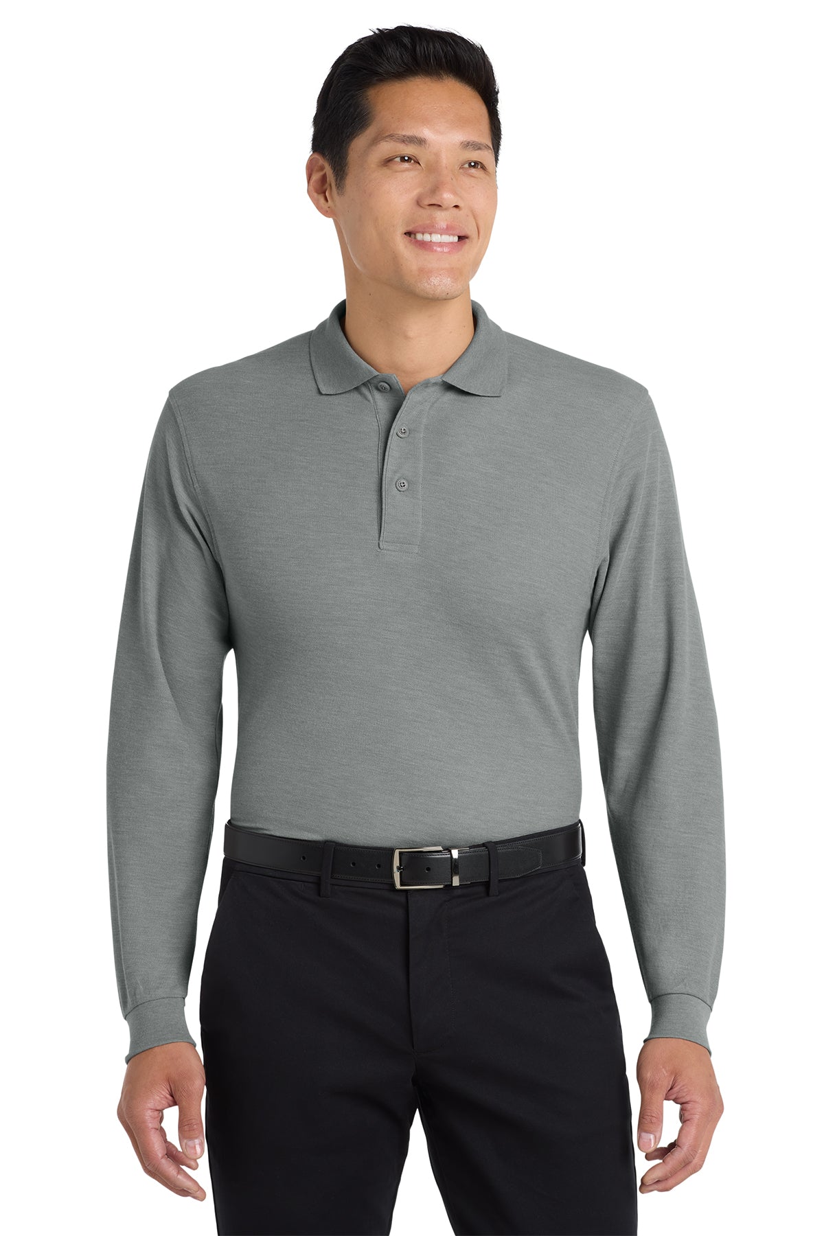 Overstock Long Sleeve Polo. K500LS (Overstock) (b4)