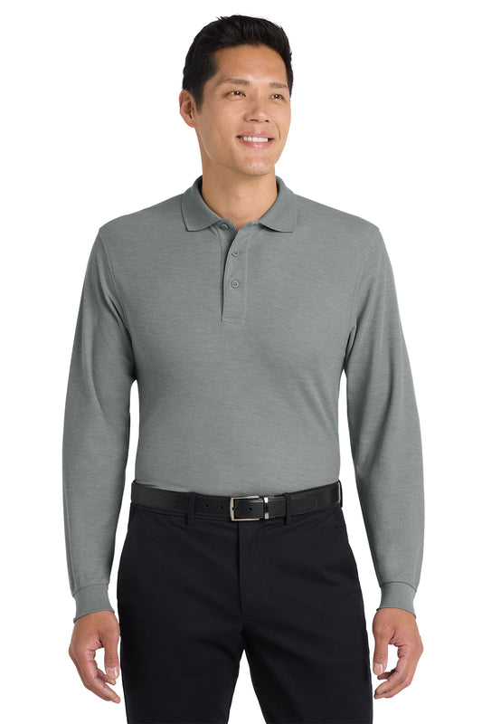Overstock Long Sleeve Polo. K500LS (Overstock) (b4)