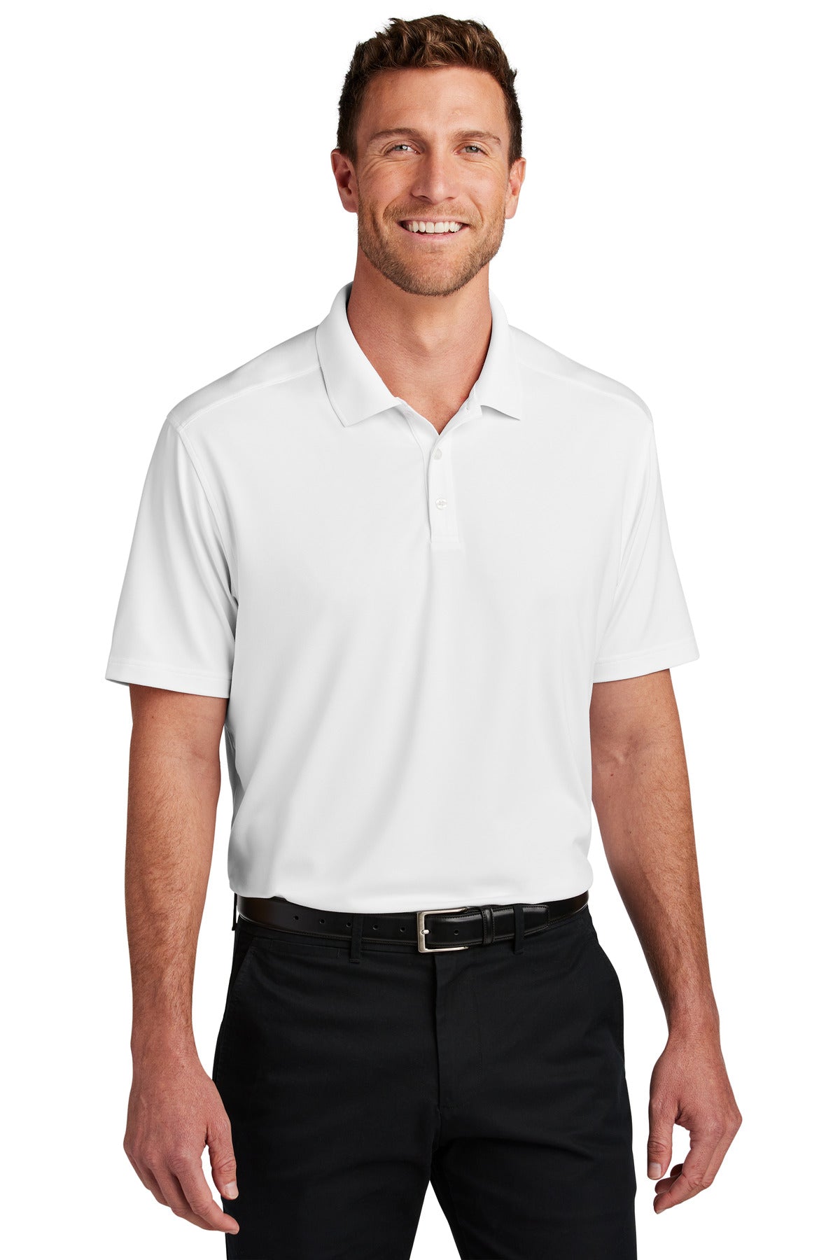 Premium City Stretch Flat Knit Polo K683