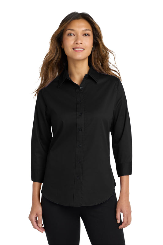 Women's 3/4-Sleeve Easy Care in XXX-LG (Overstock) (b7)