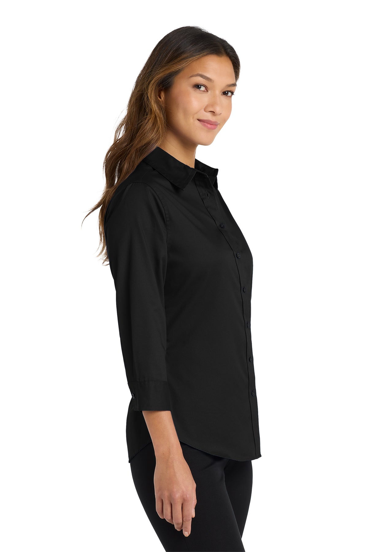 Women's 3/4-Sleeve Easy Care in XXX-LG (Overstock) (b7)